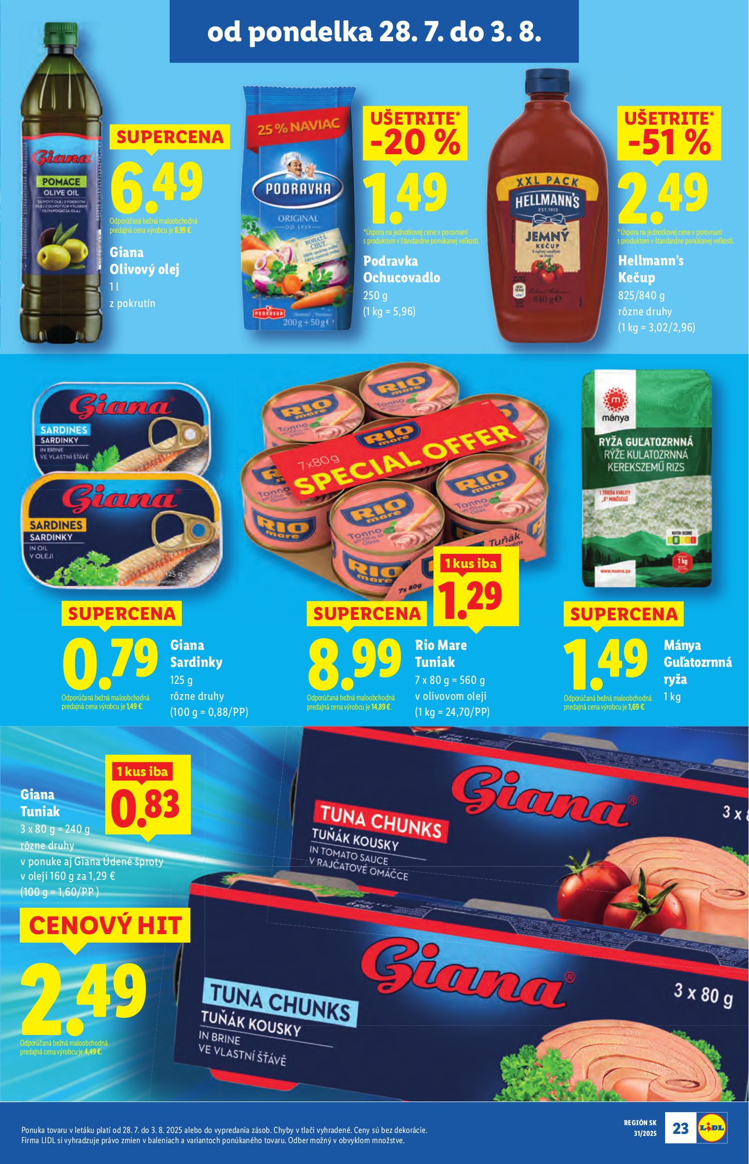 lidl - Leták Lidl platný od 28.07. do 03.08. - page: 23 lidl - Leták Lidl platný od 28.07. do 03.08. - page: 23