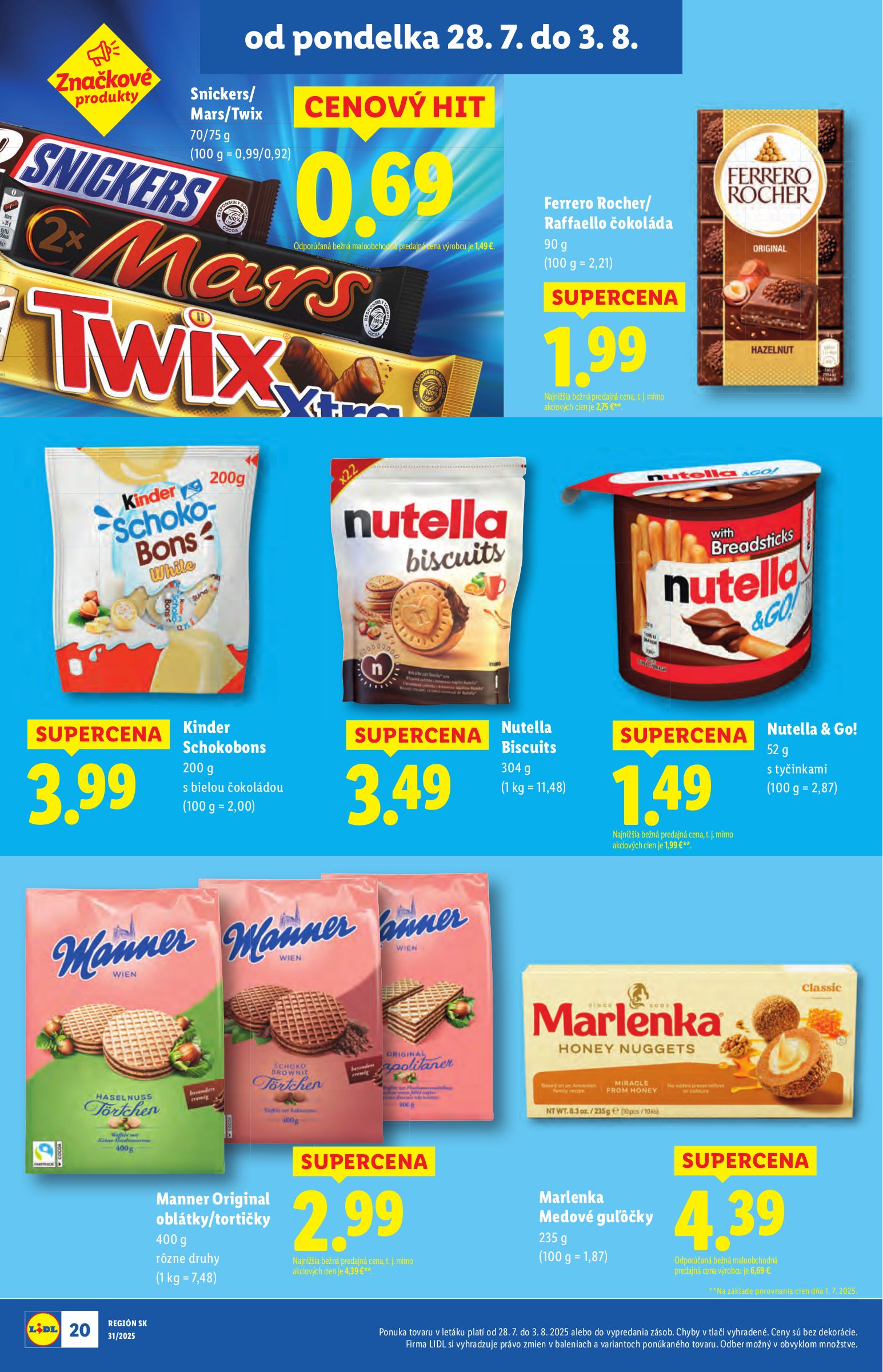 lidl - Leták Lidl platný od 28.07. do 03.08. - page: 20 lidl - Leták Lidl platný od 28.07. do 03.08. - page: 20