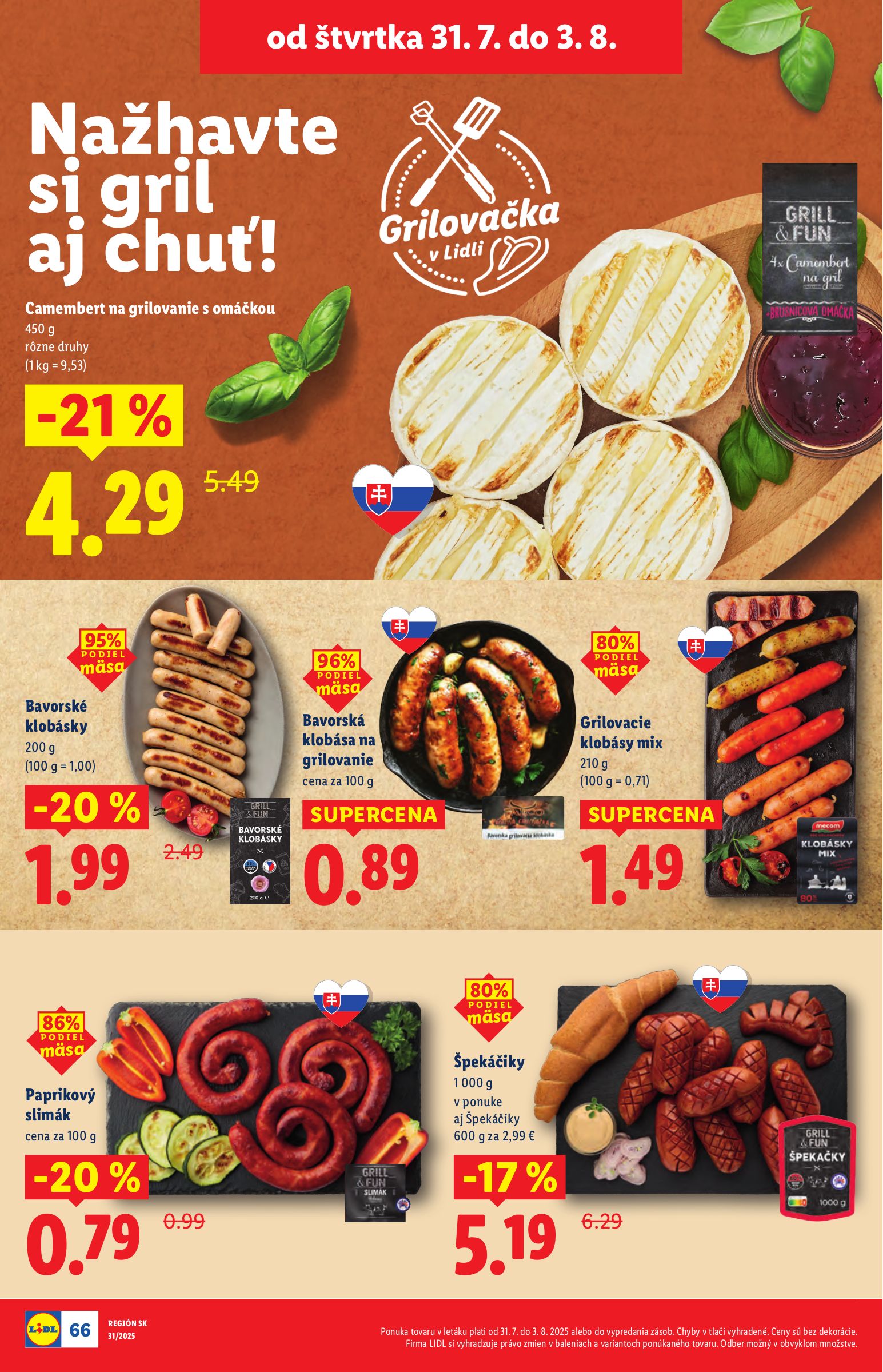lidl - Leták Lidl platný od 28.07. do 03.08. - page: 64 lidl - Leták Lidl platný od 28.07. do 03.08. - page: 64
