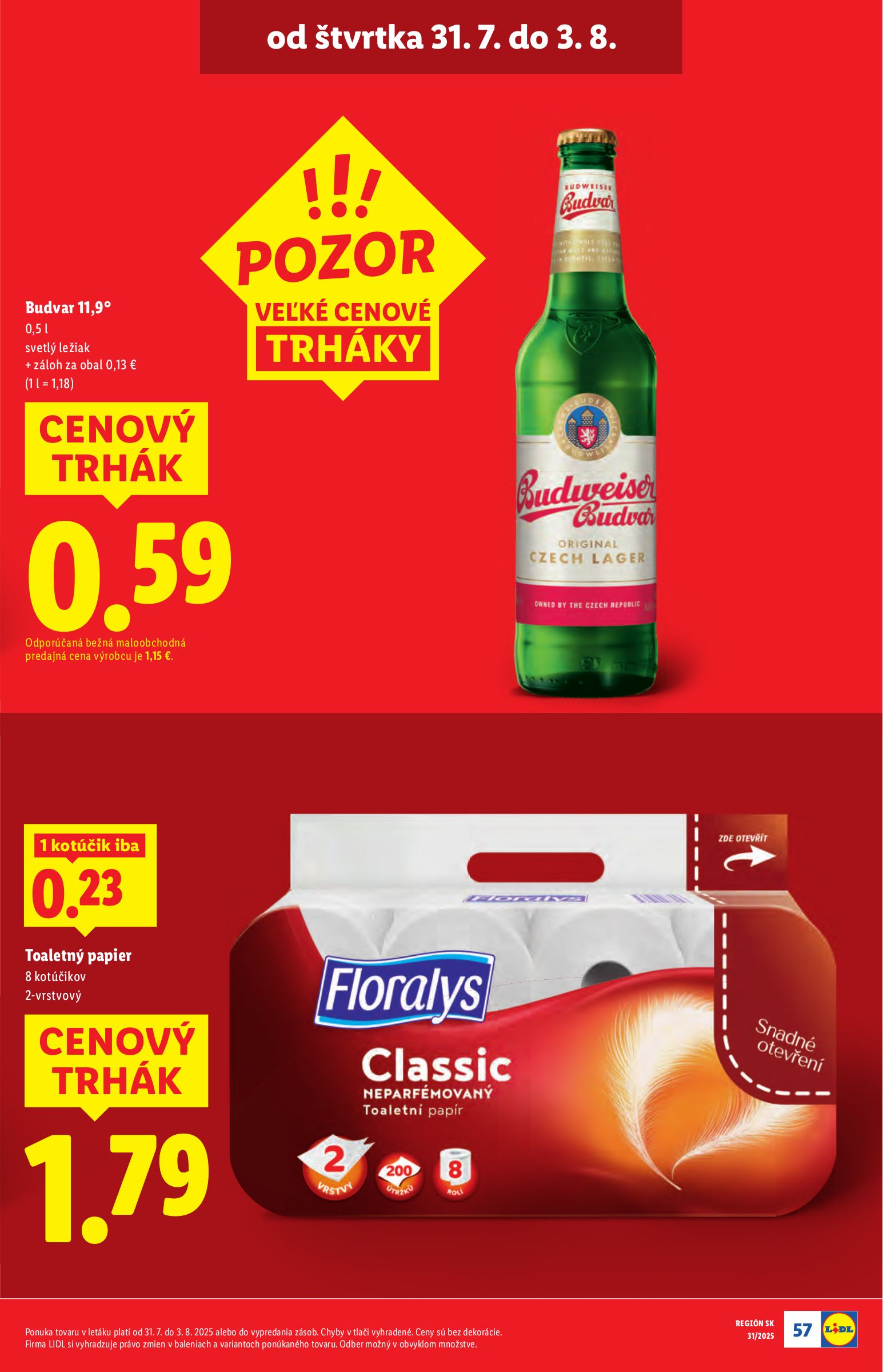 lidl - Leták Lidl platný od 28.07. do 03.08. - page: 55 lidl - Leták Lidl platný od 28.07. do 03.08. - page: 55