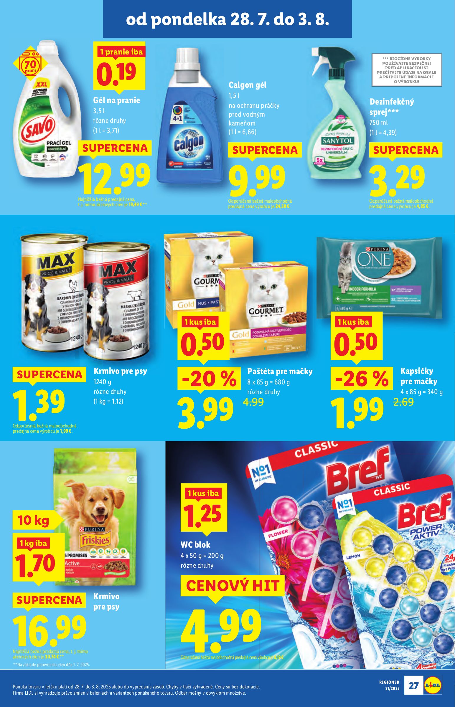 lidl - Leták Lidl platný od 28.07. do 03.08. - page: 27 lidl - Leták Lidl platný od 28.07. do 03.08. - page: 27