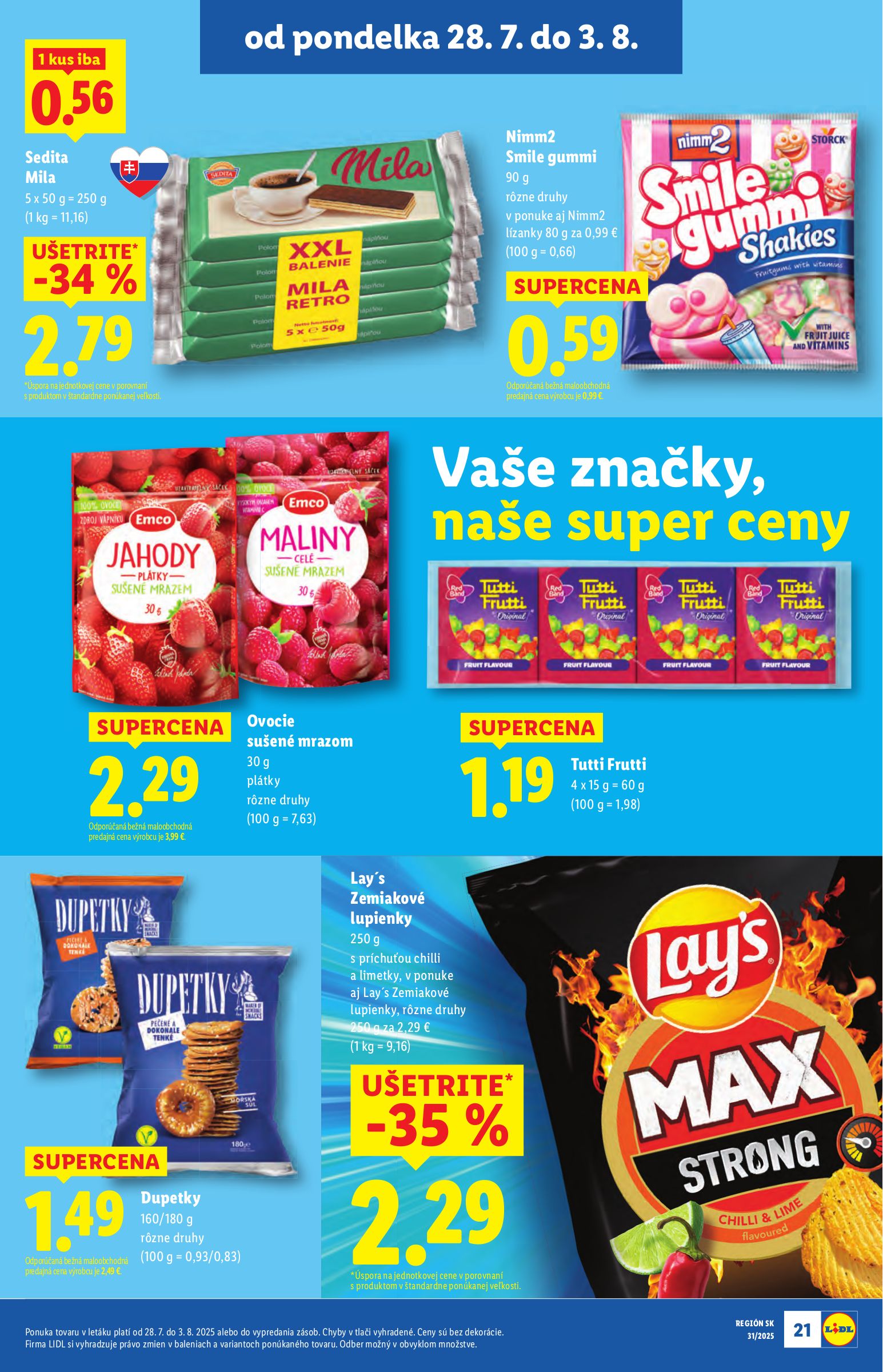 lidl - Leták Lidl platný od 28.07. do 03.08. - page: 21 lidl - Leták Lidl platný od 28.07. do 03.08. - page: 21