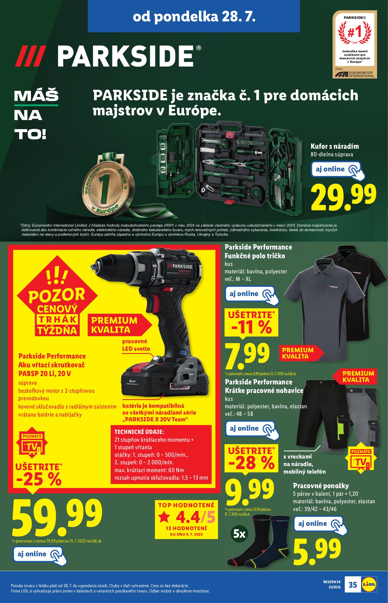 lidl - Leták Lidl platný od 28.07. do 03.08. - page: 41 lidl - Leták Lidl platný od 28.07. do 03.08. - page: 41