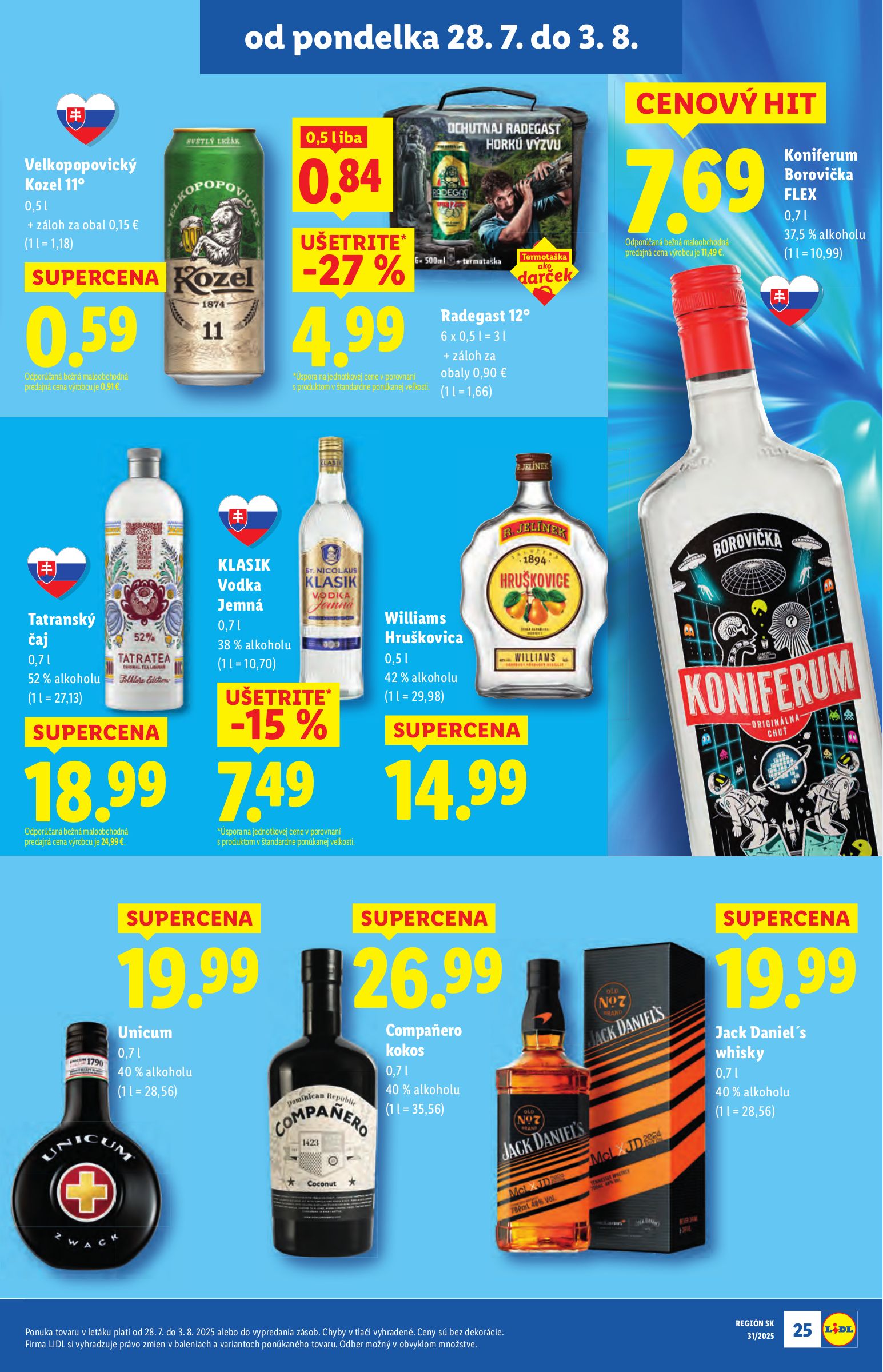 lidl - Leták Lidl platný od 28.07. do 03.08. - page: 25 lidl - Leták Lidl platný od 28.07. do 03.08. - page: 25