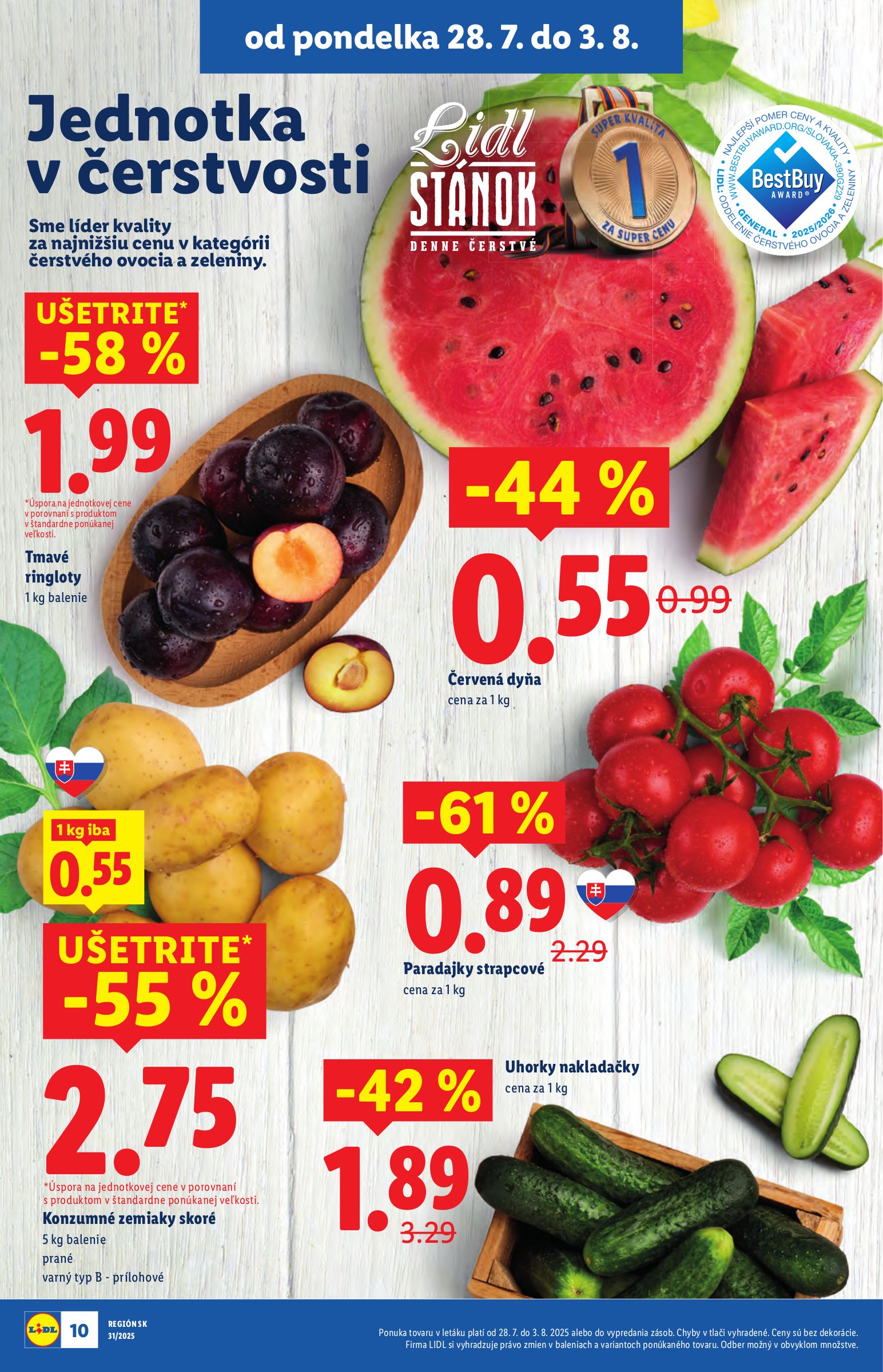 lidl - Leták Lidl platný od 28.07. do 03.08. - page: 10 lidl - Leták Lidl platný od 28.07. do 03.08. - page: 10