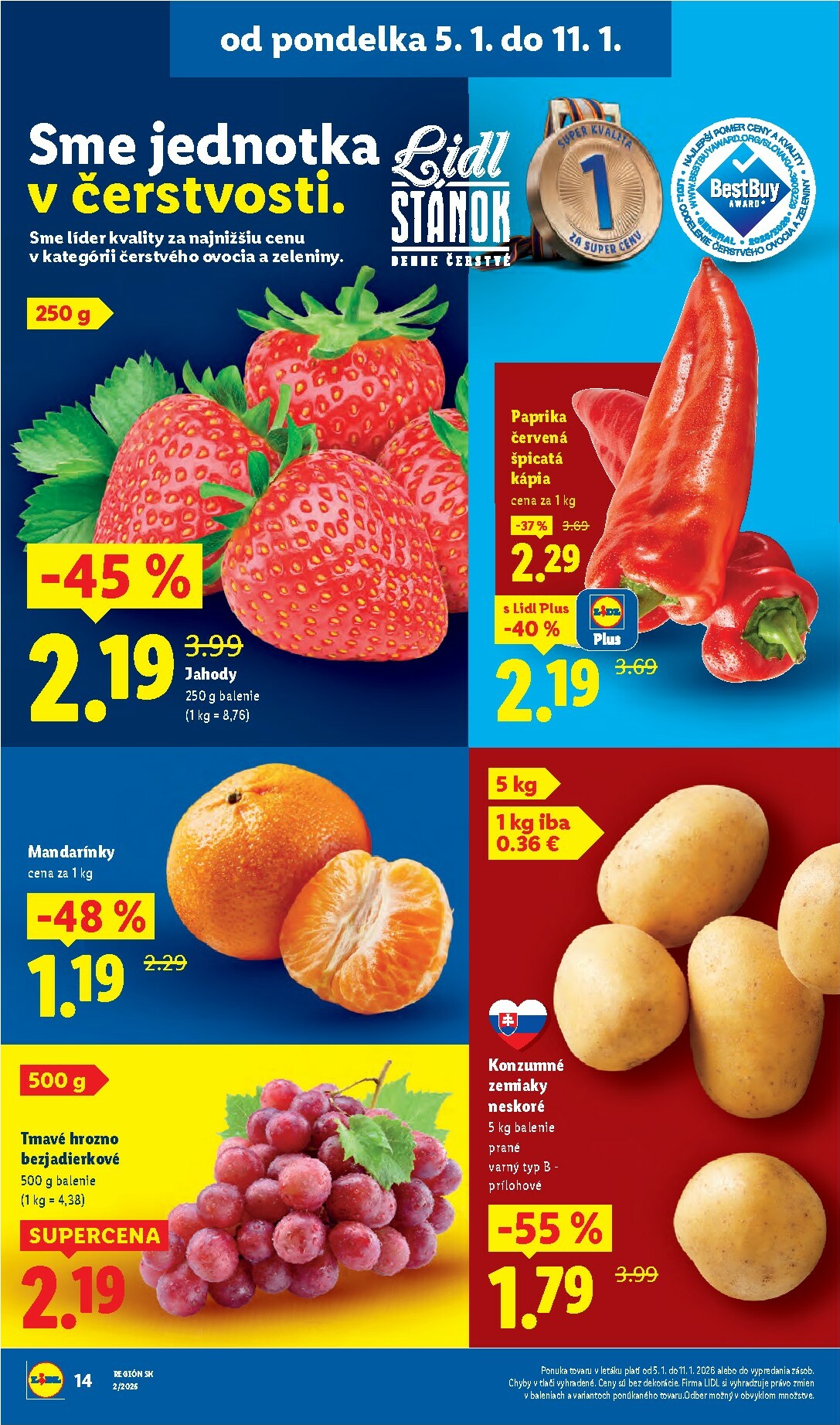 lidl - Leták Lidl platný od 05.01. do 11.01. - page: 14