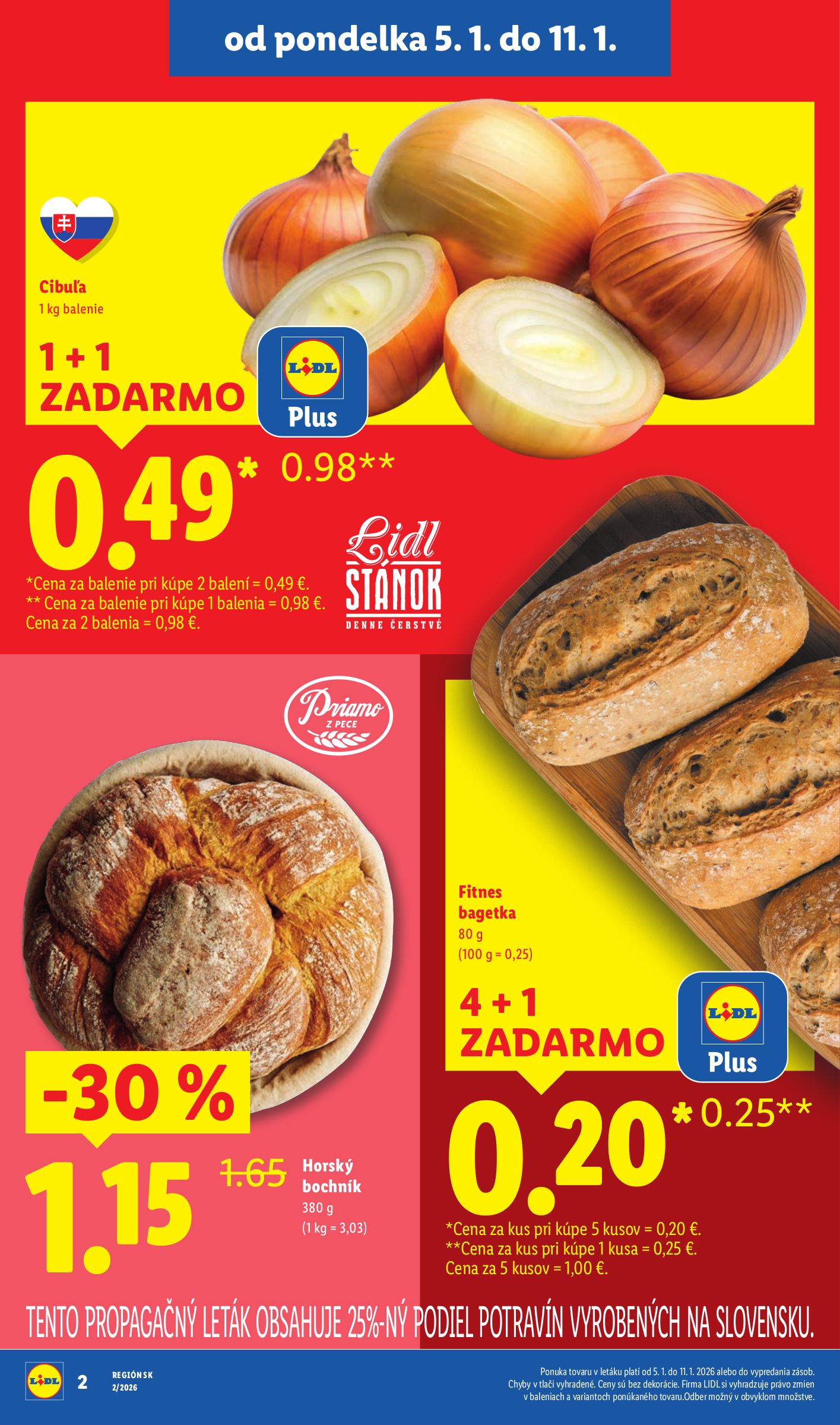 lidl - Leták Lidl - Špeciálne akcie - vybrané predajne platný od 05.01. do 11.01. - page: 2