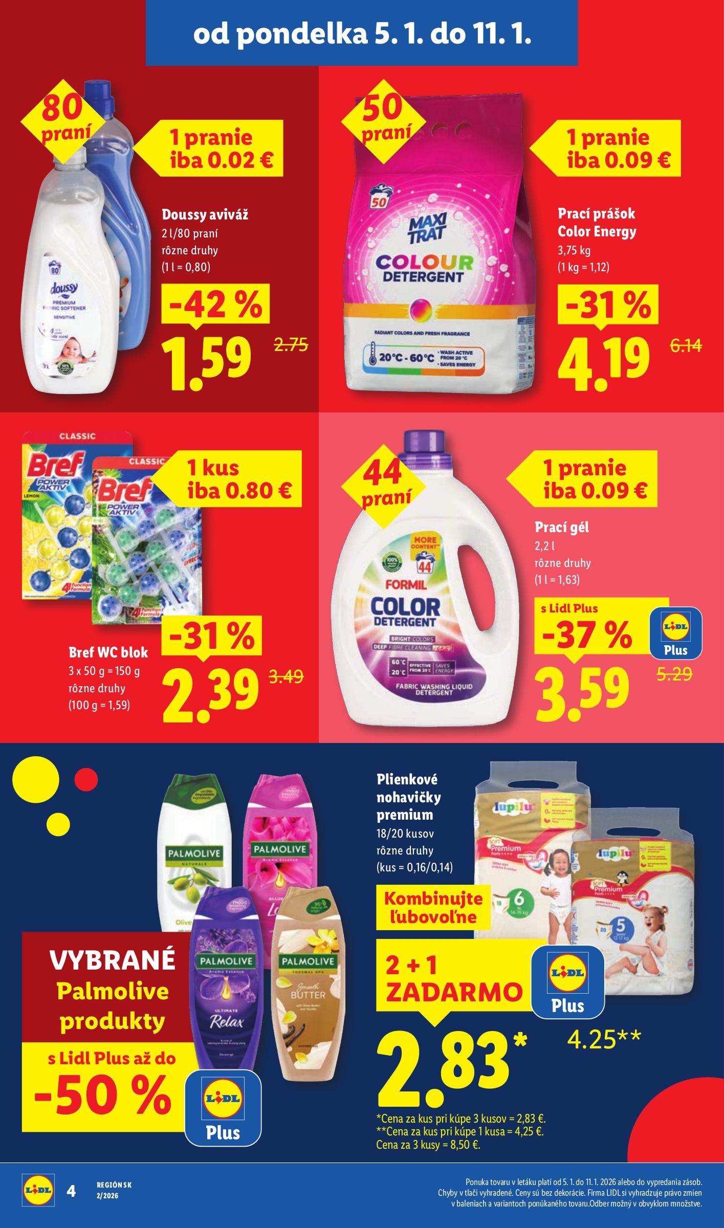 lidl - Leták Lidl - Špeciálne akcie - vybrané predajne platný od 05.01. do 11.01. - page: 4