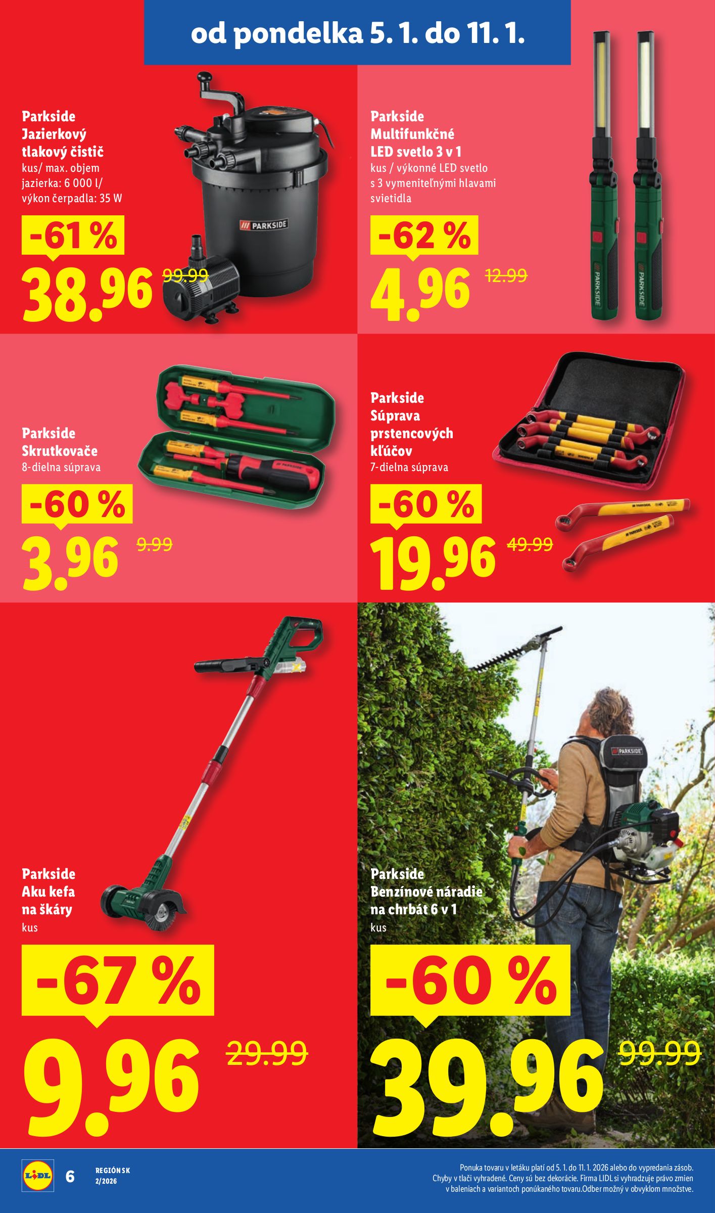 lidl - Leták Lidl - Špeciálne akcie - vybrané predajne platný od 05.01. do 11.01. - page: 6