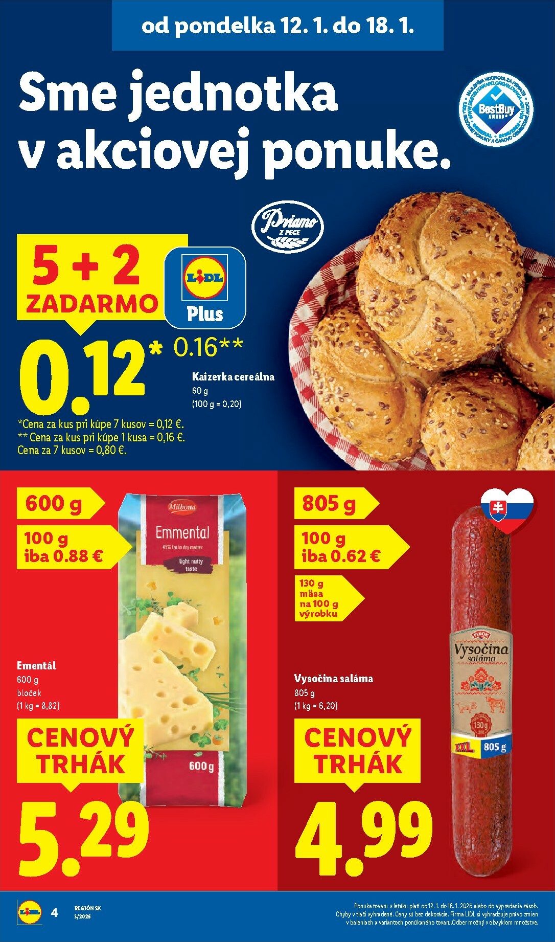 lidl - Leták Lidl platný od 12.01. do 18.01. - page: 4