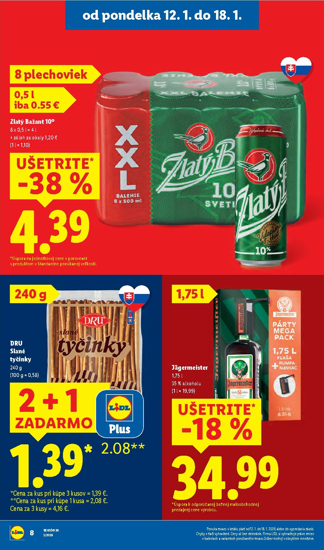 lidl - Leták Lidl platný od 12.01. do 18.01. - page: 8