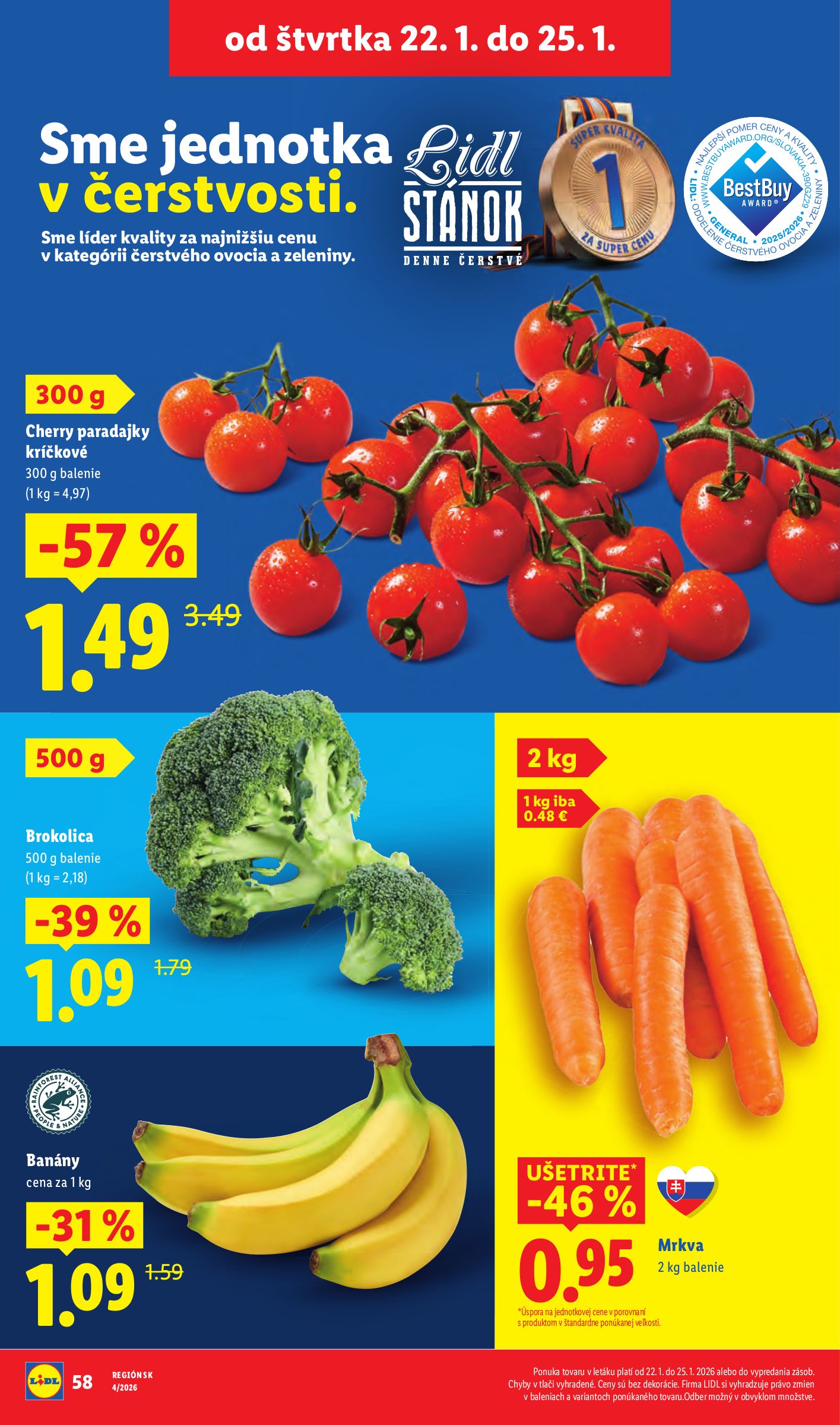 lidl - Leták Lidl platný od 22.01. do 25.01. - page: 4