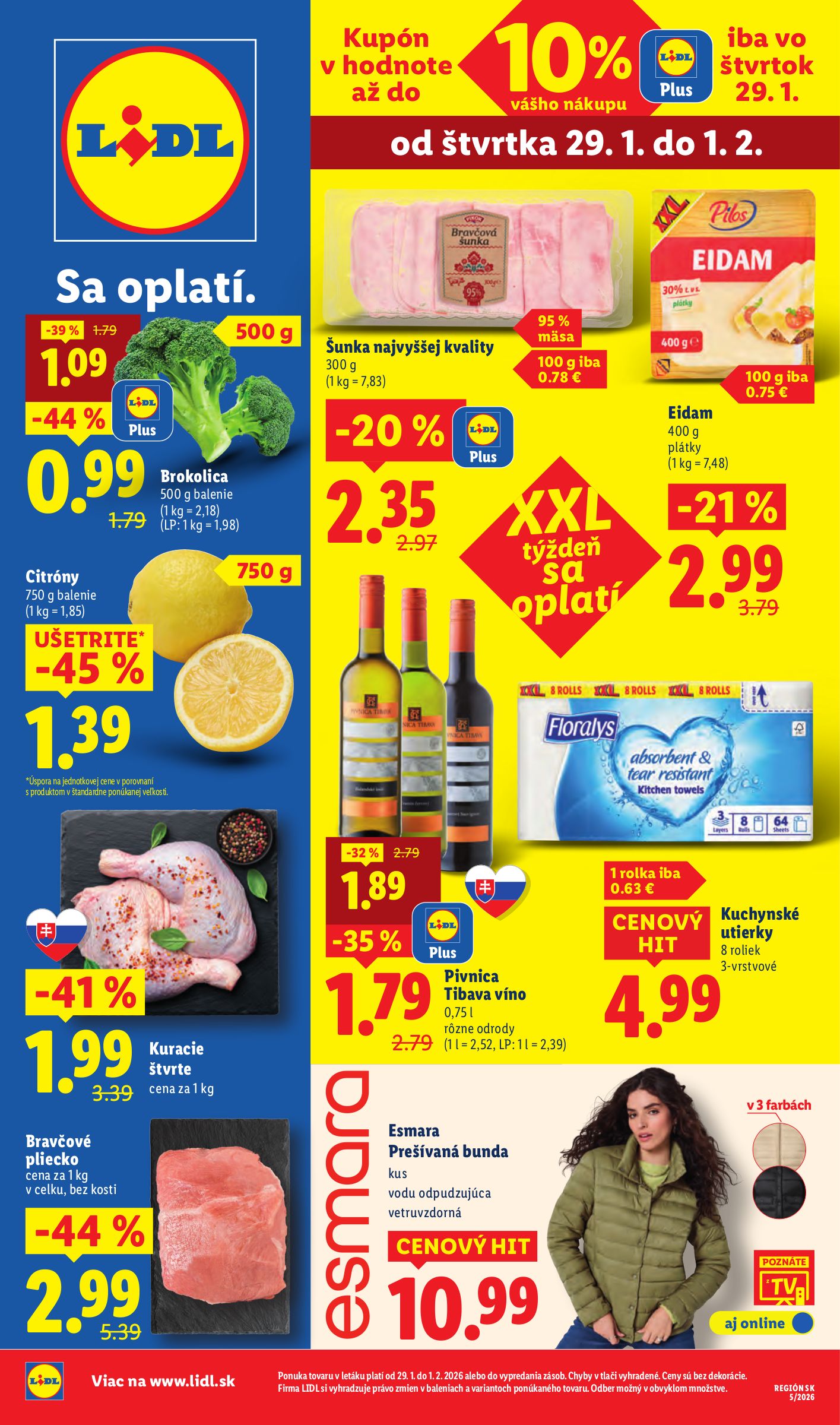 lidl - Leták Lidl platný od 29.01. do 01.02.