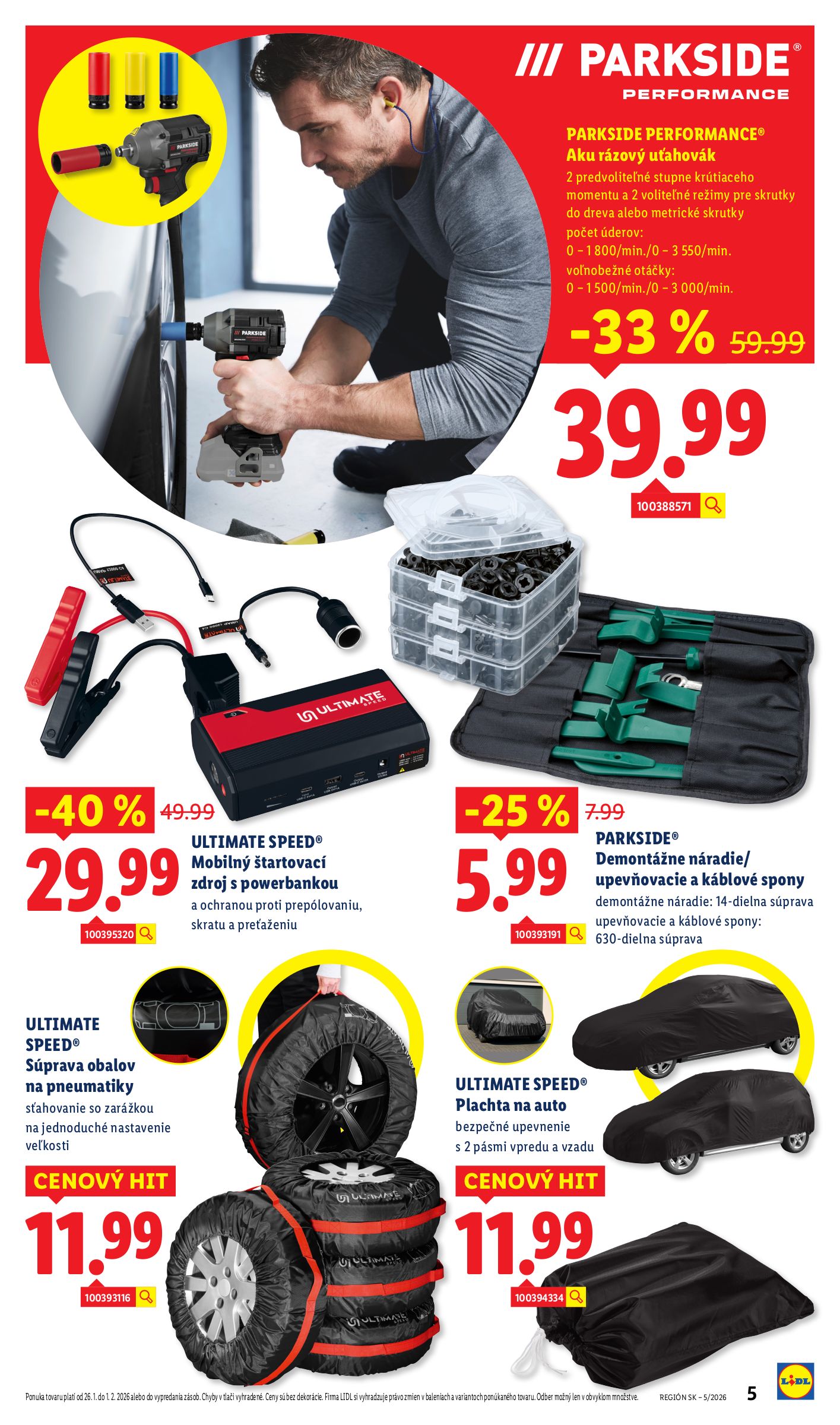 lidl - Leták Lidl - Online ponuka platný od 26.01. do 01.02. - page: 5