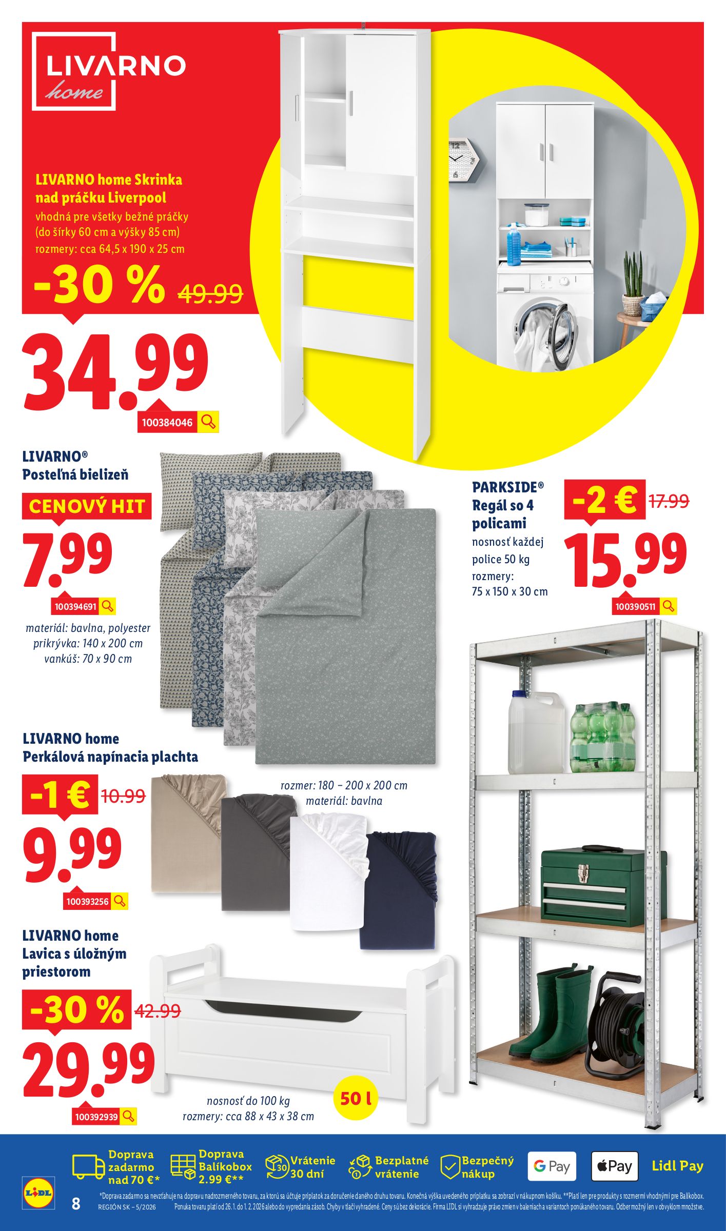 lidl - Leták Lidl - Online ponuka platný od 26.01. do 01.02. - page: 8