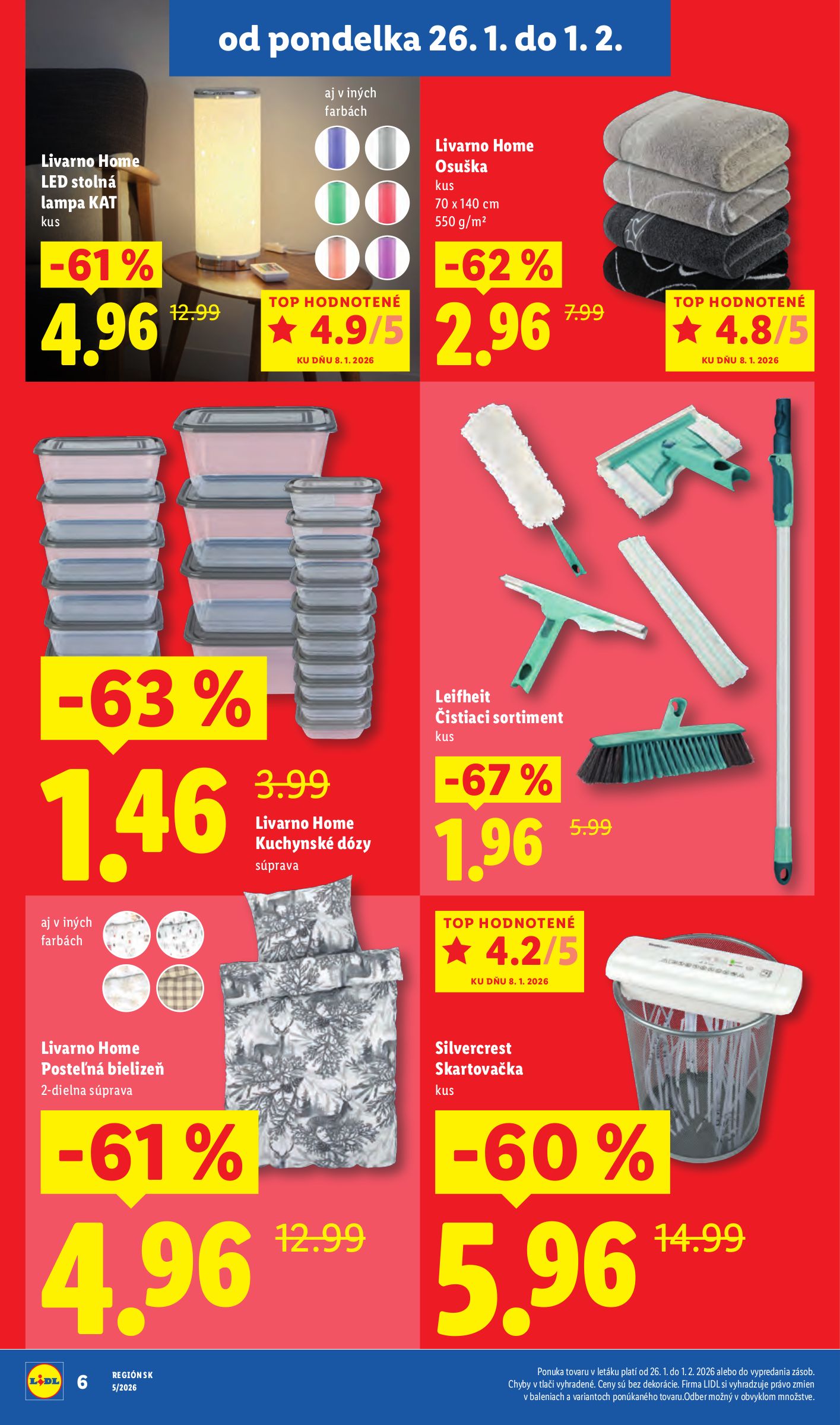 lidl - Leták Lidl - Špeciálne akcie - vybrané predajne platný od 26.01. do 01.02. - page: 8