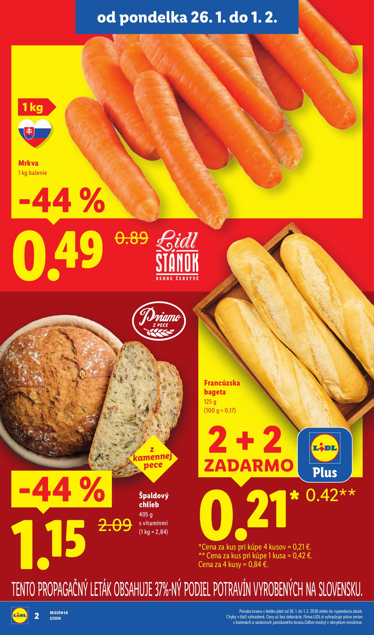 lidl - Leták Lidl - Špeciálne akcie - vybrané predajne platný od 26.01. do 01.02. - page: 4
