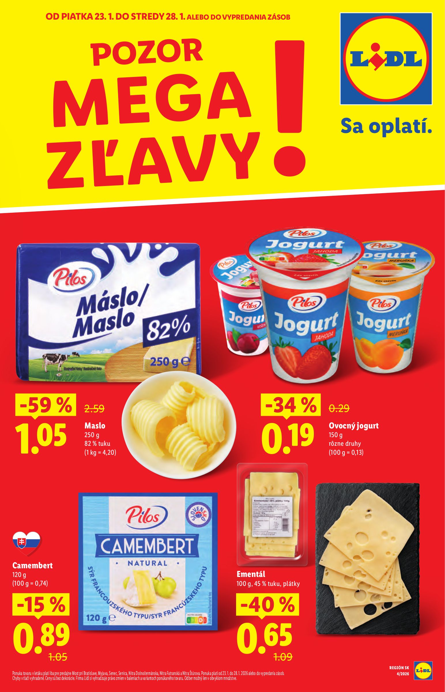 lidl - Leták Lidl - Špeciálne akcie - vybrané predajne platný od 26.01. do 01.02. - page: 2
