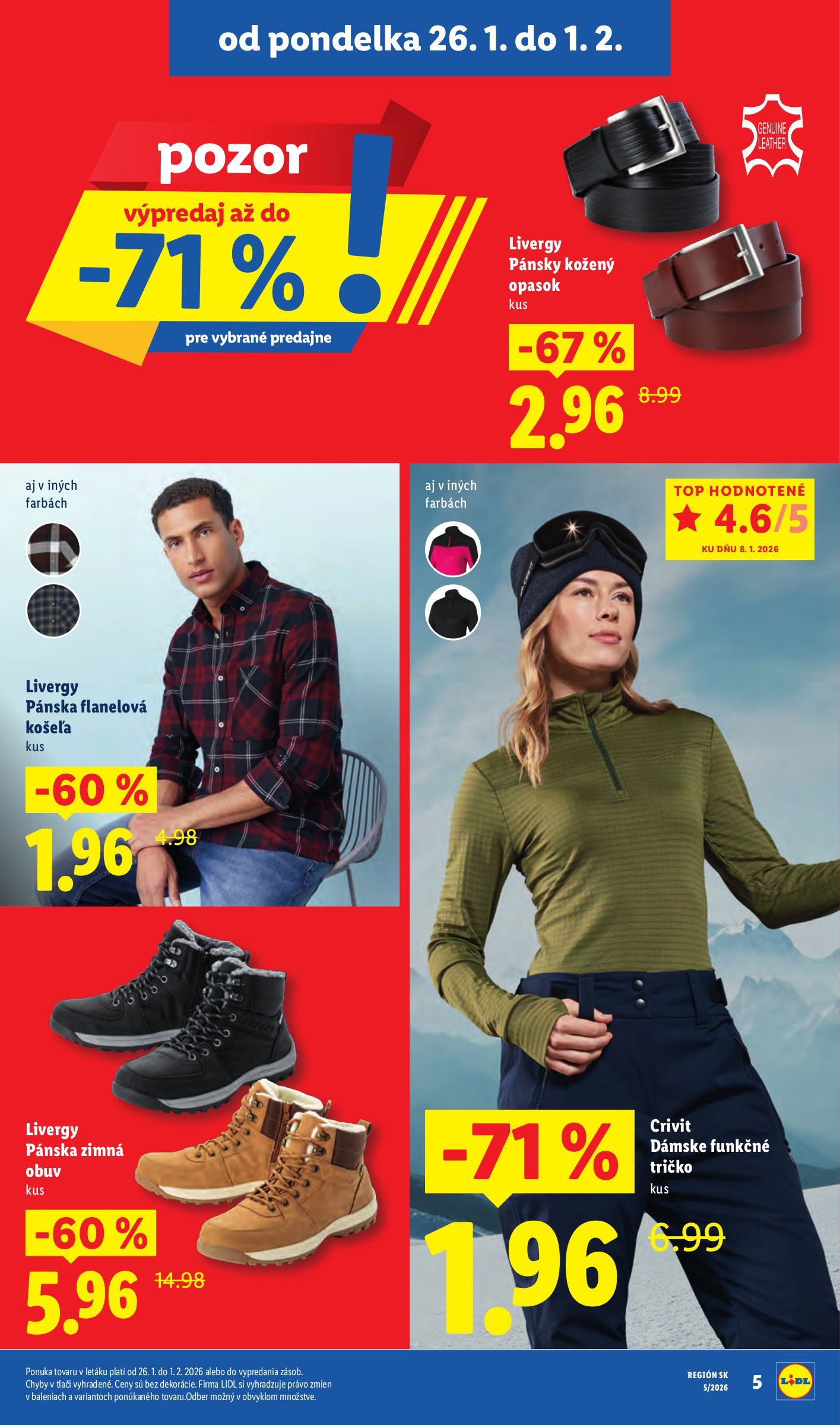 lidl - Leták Lidl - Špeciálne akcie - vybrané predajne platný od 26.01. do 01.02. - page: 7