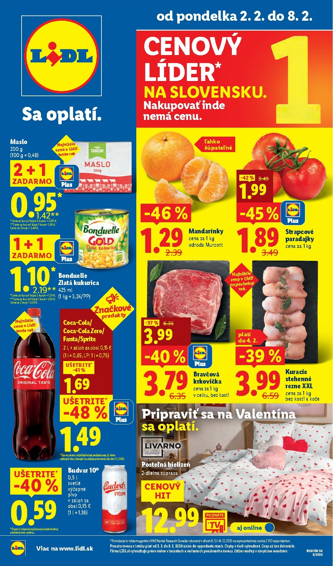 lidl - Leták Lidl platný od 02.02.2026 do 08.02.2026 - page: 1