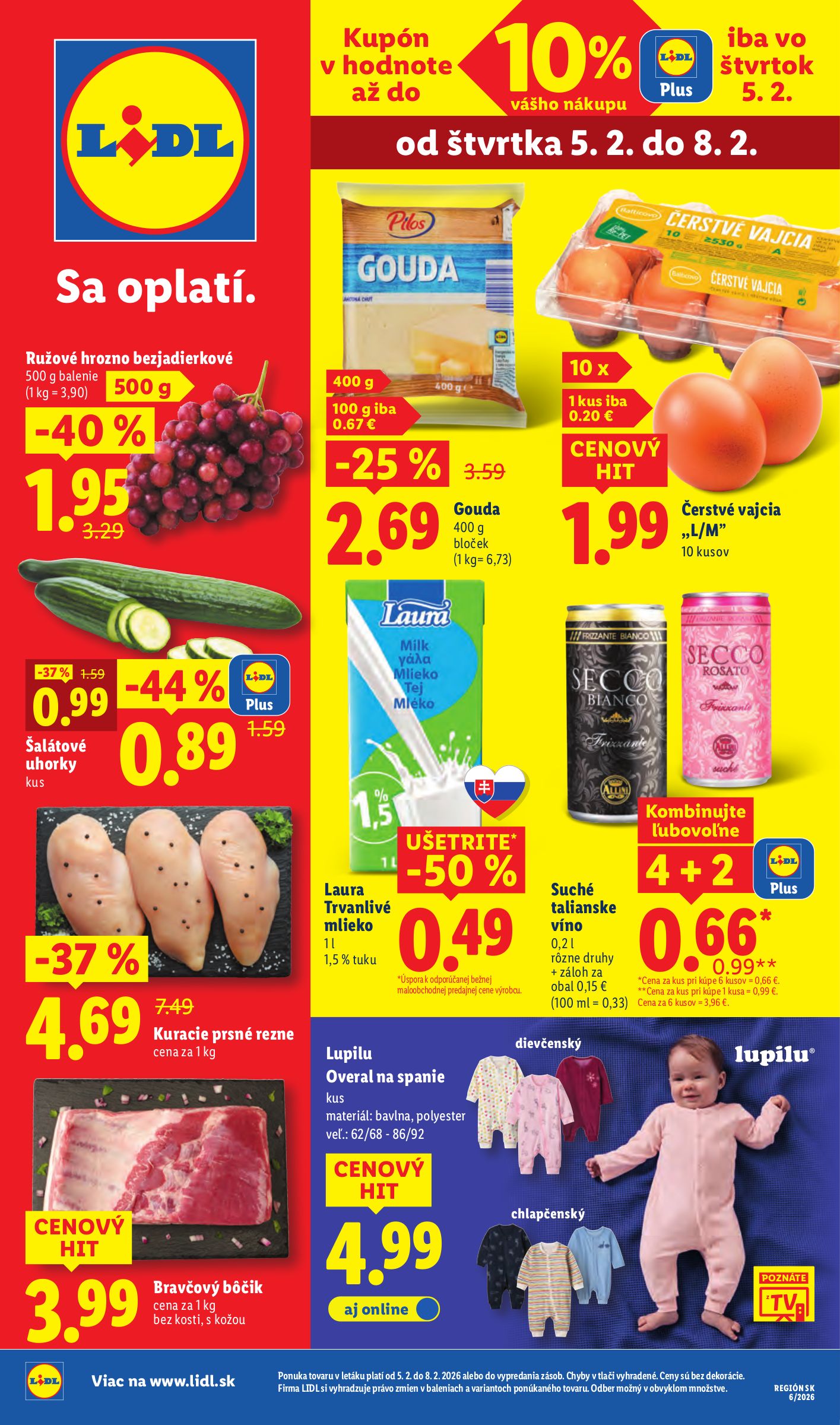 lidl - Leták Lidl platný od 05.02.2026 do 08.02.2026