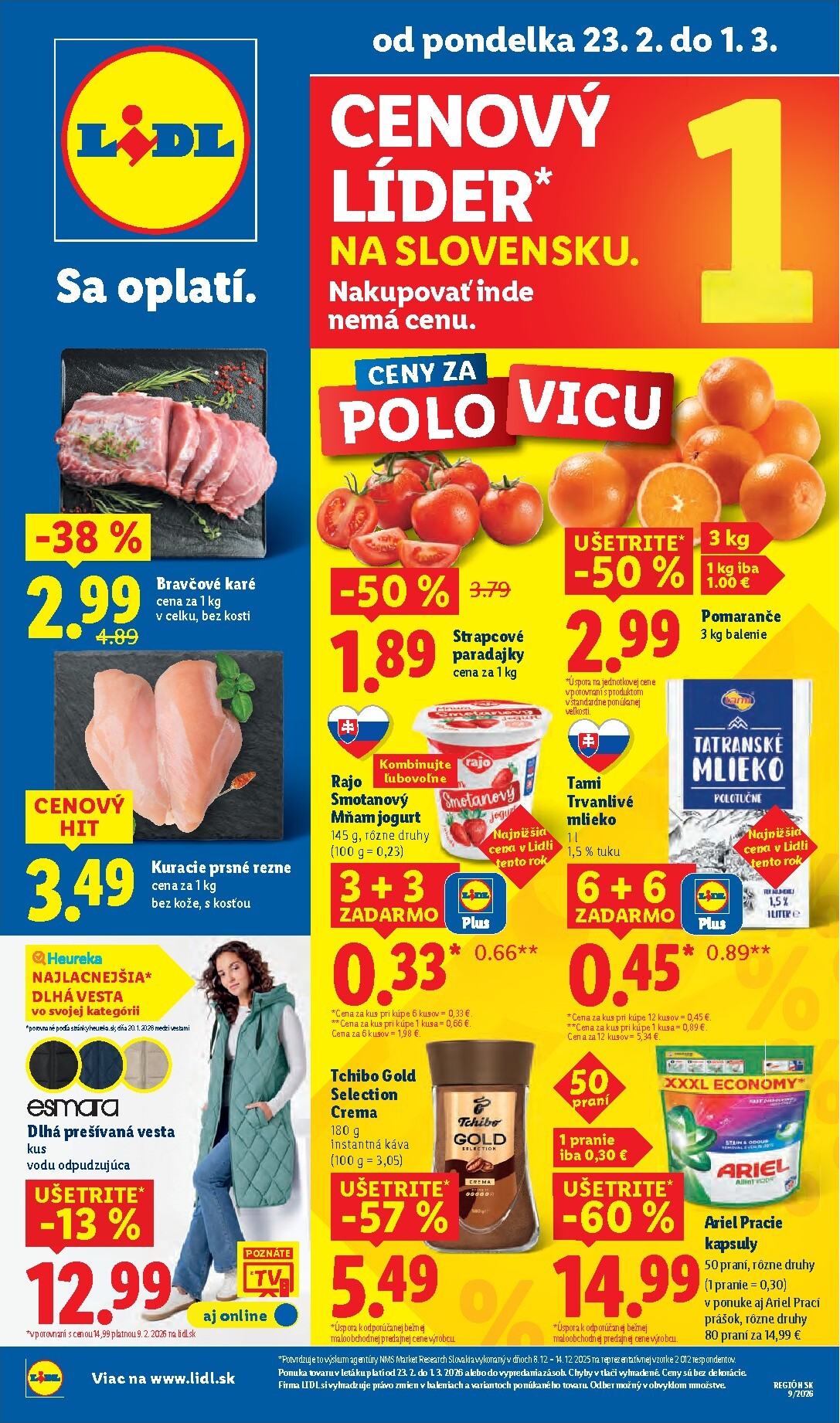 lidl - Leták Lidl platný od 23.02.2026 do 01.03.2026