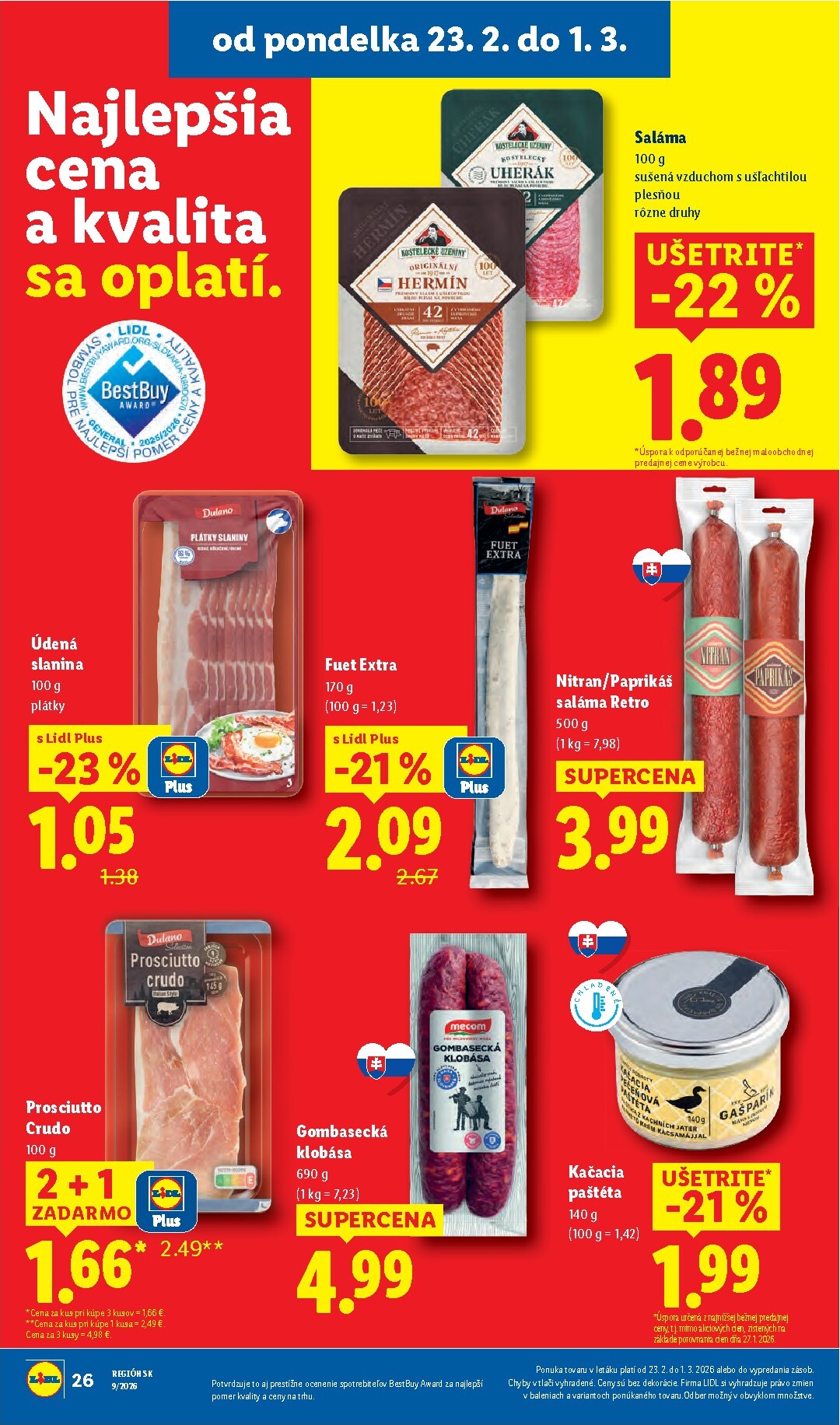 lidl - Leták Lidl platný od 23.02.2026 do 01.03.2026 - page: 32