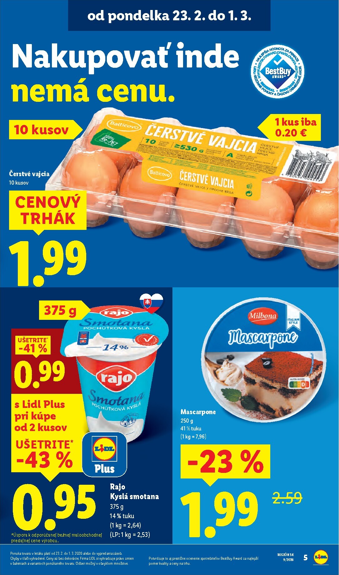 lidl - Leták Lidl platný od 23.02.2026 do 01.03.2026 - page: 5