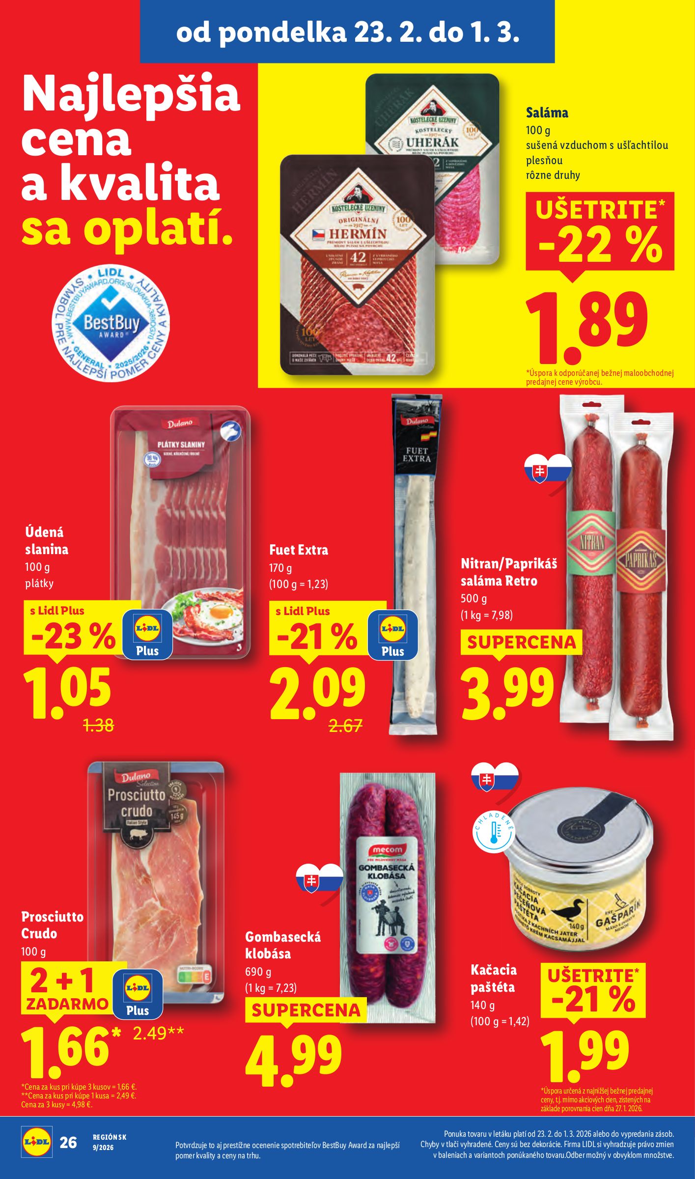 lidl - Leták Lidl platný od 26.02.2026 do 01.03.2026 - page: 68