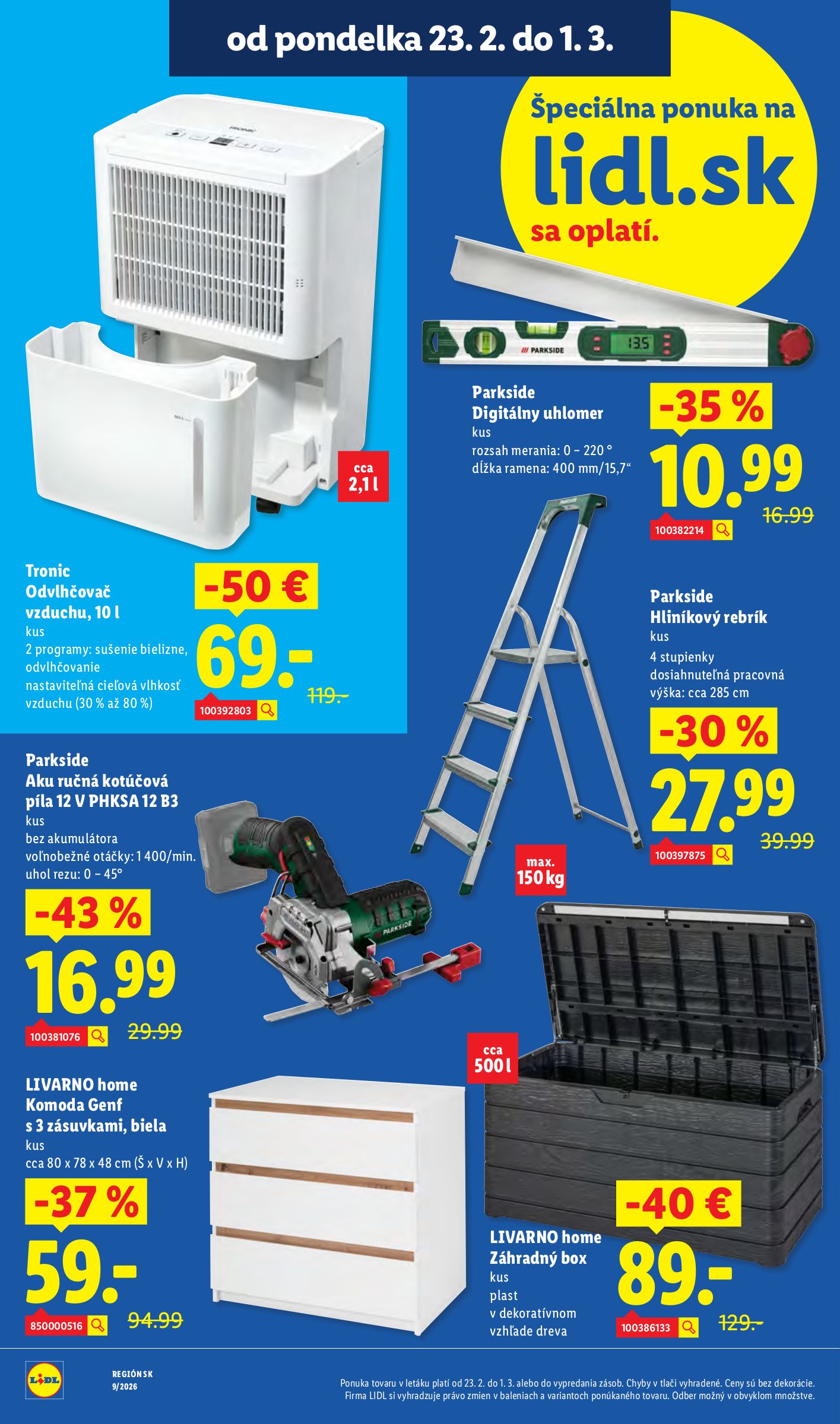 lidl - Leták Lidl platný od 26.02.2026 do 01.03.2026 - page: 92