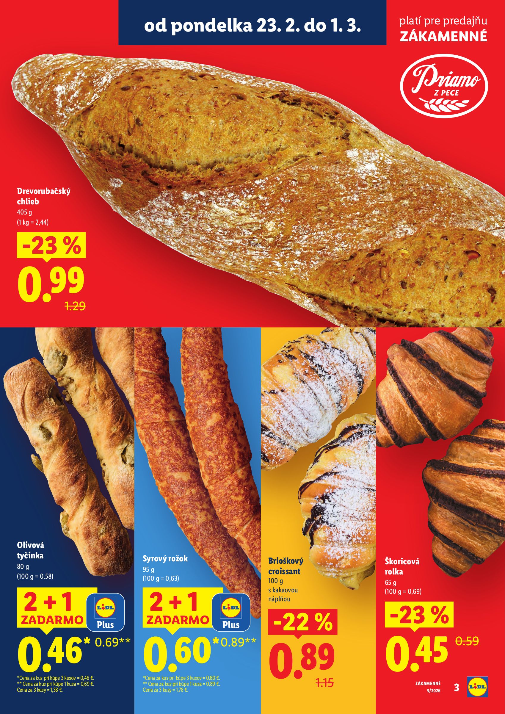 lidl - Leták Lidl - Nová predajňa v Zákamennom platný od 23.02.2026 do 01.03.2026 - page: 3