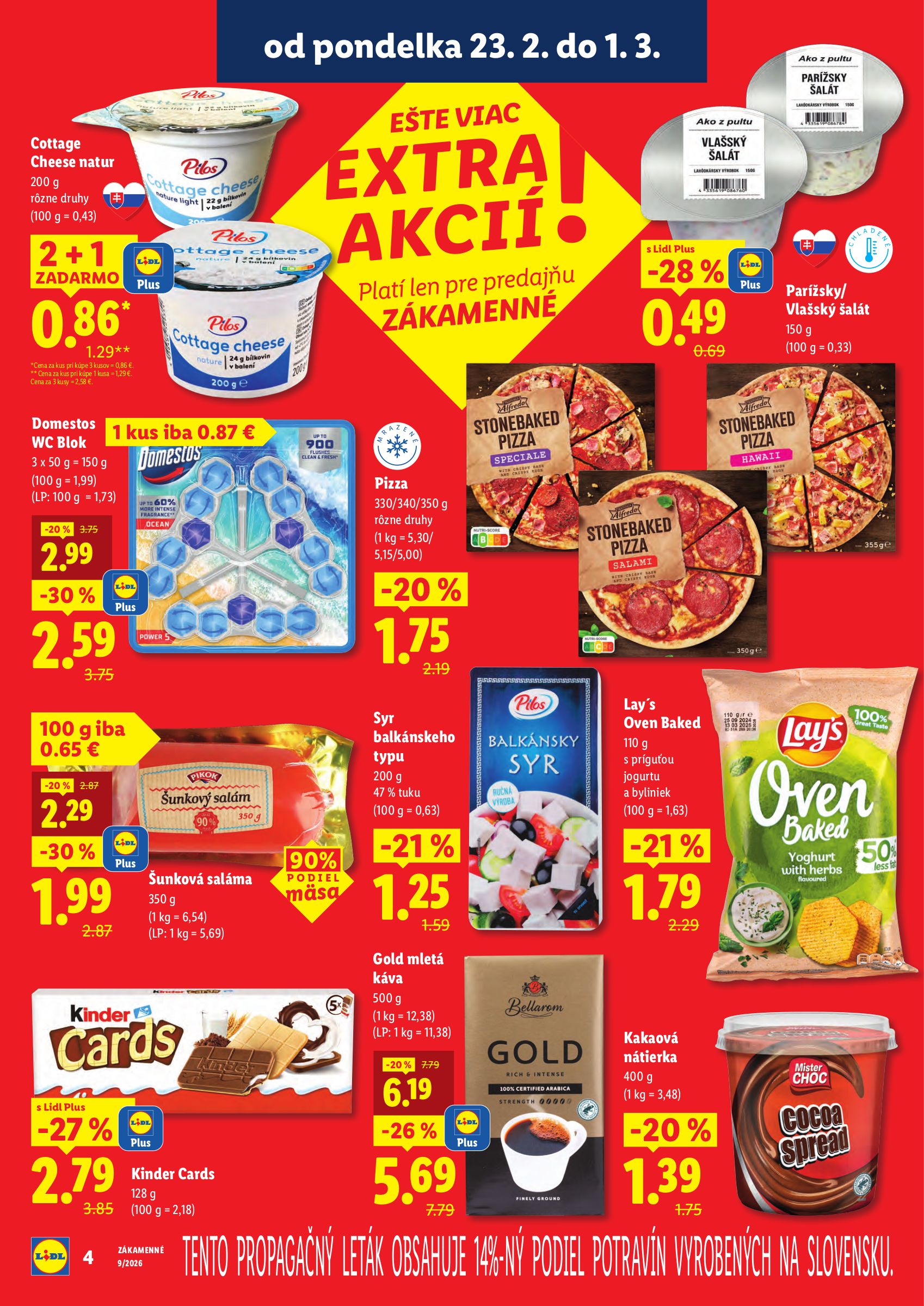 lidl - Leták Lidl - Nová predajňa v Zákamennom platný od 23.02.2026 do 01.03.2026 - page: 4