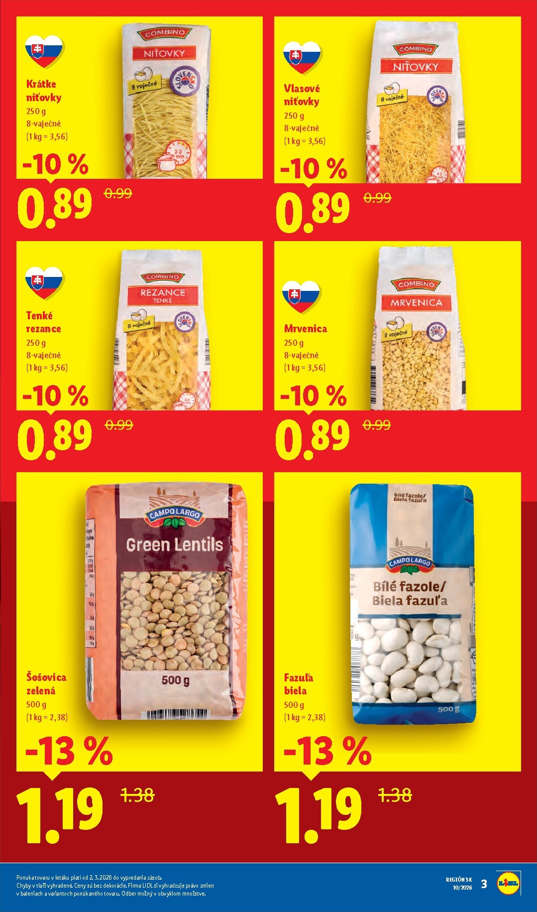 lidl - Leták Lidl platný od 02.03.2026 do 08.03.2026 - page: 3