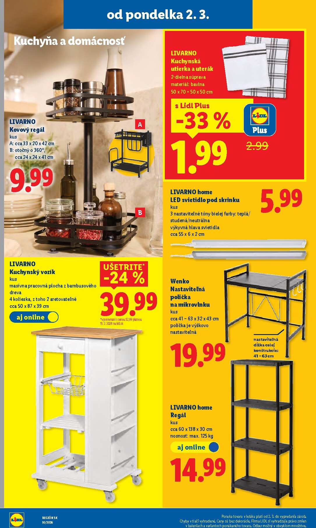 lidl - Leták Lidl platný od 02.03.2026 do 08.03.2026 - page: 62