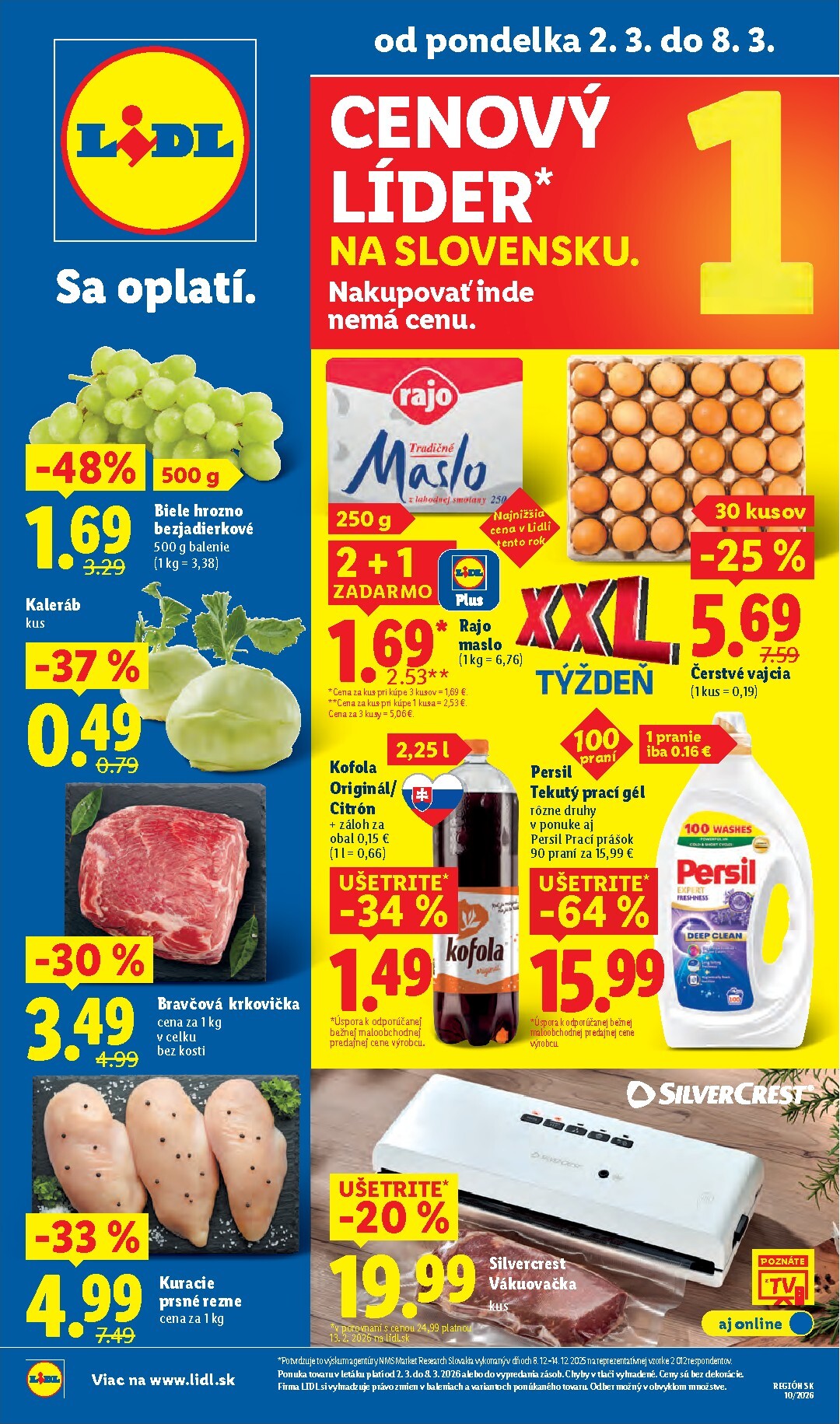 lidl - Leták Lidl platný od 02.03.2026 do 08.03.2026