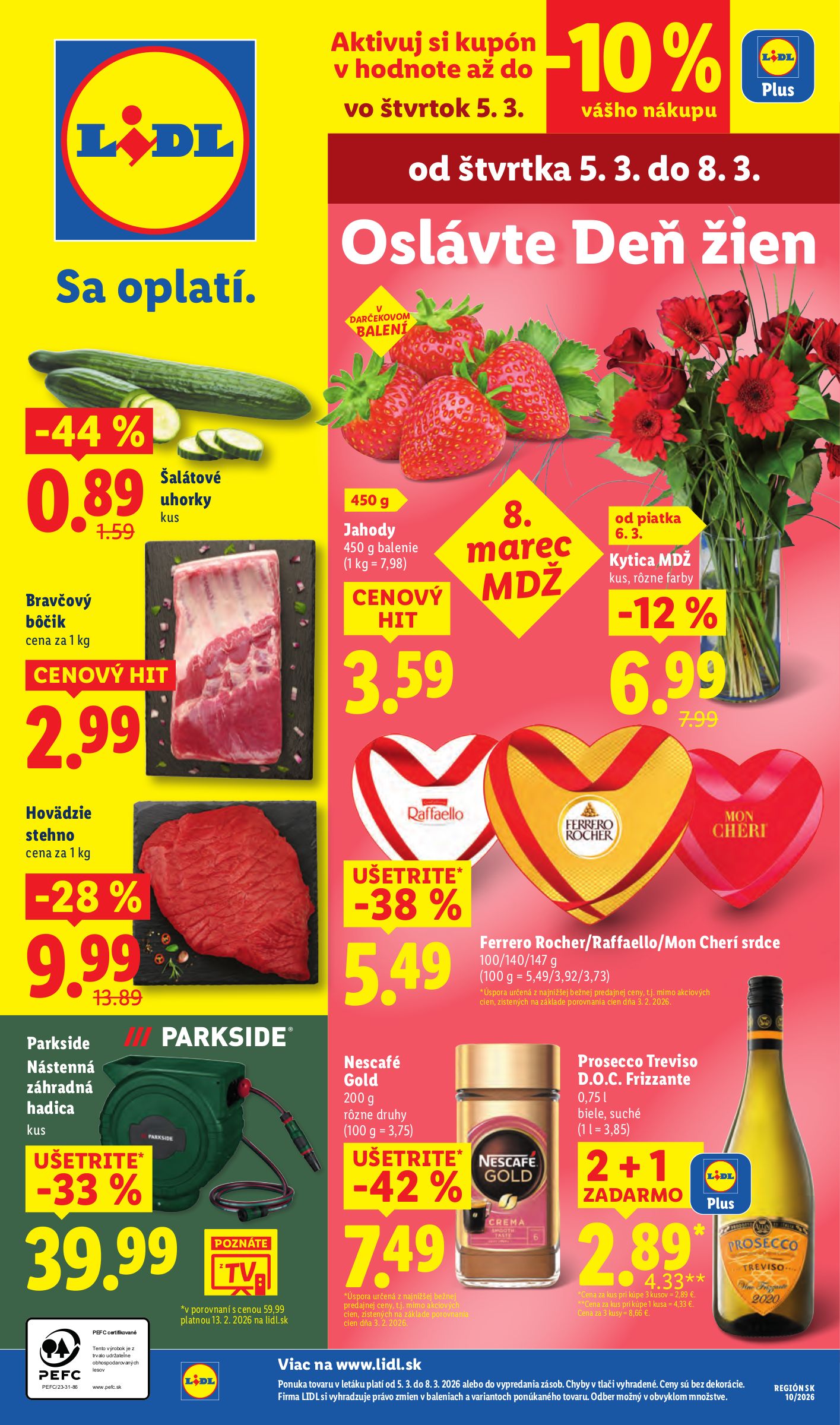 lidl - Leták Lidl platný od 05.03.2026 do 08.03.2026