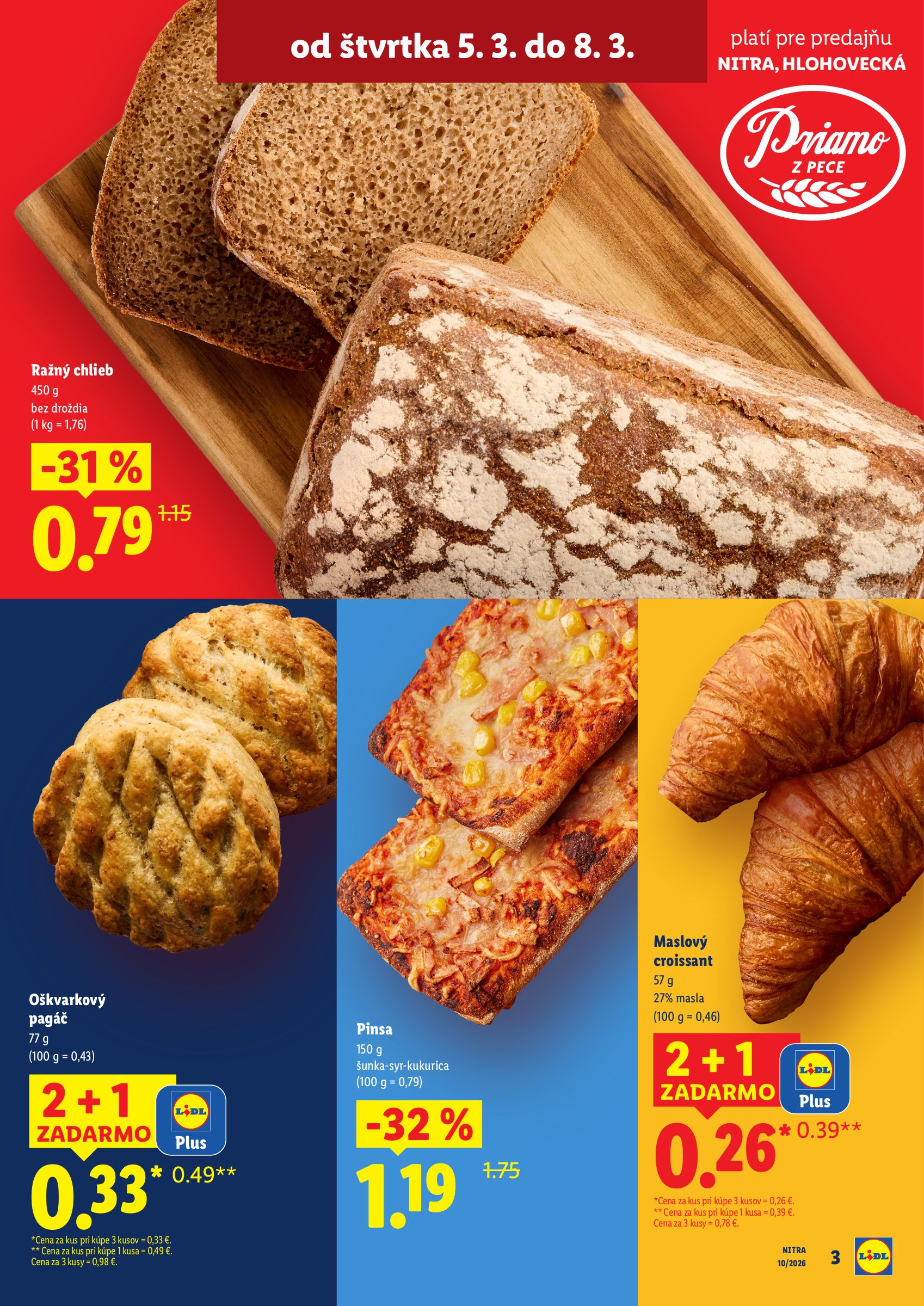 lidl - Leták Lidl - Nová predajňa v Nitre platný od 05.03.2026 do 08.03.2026 - page: 3
