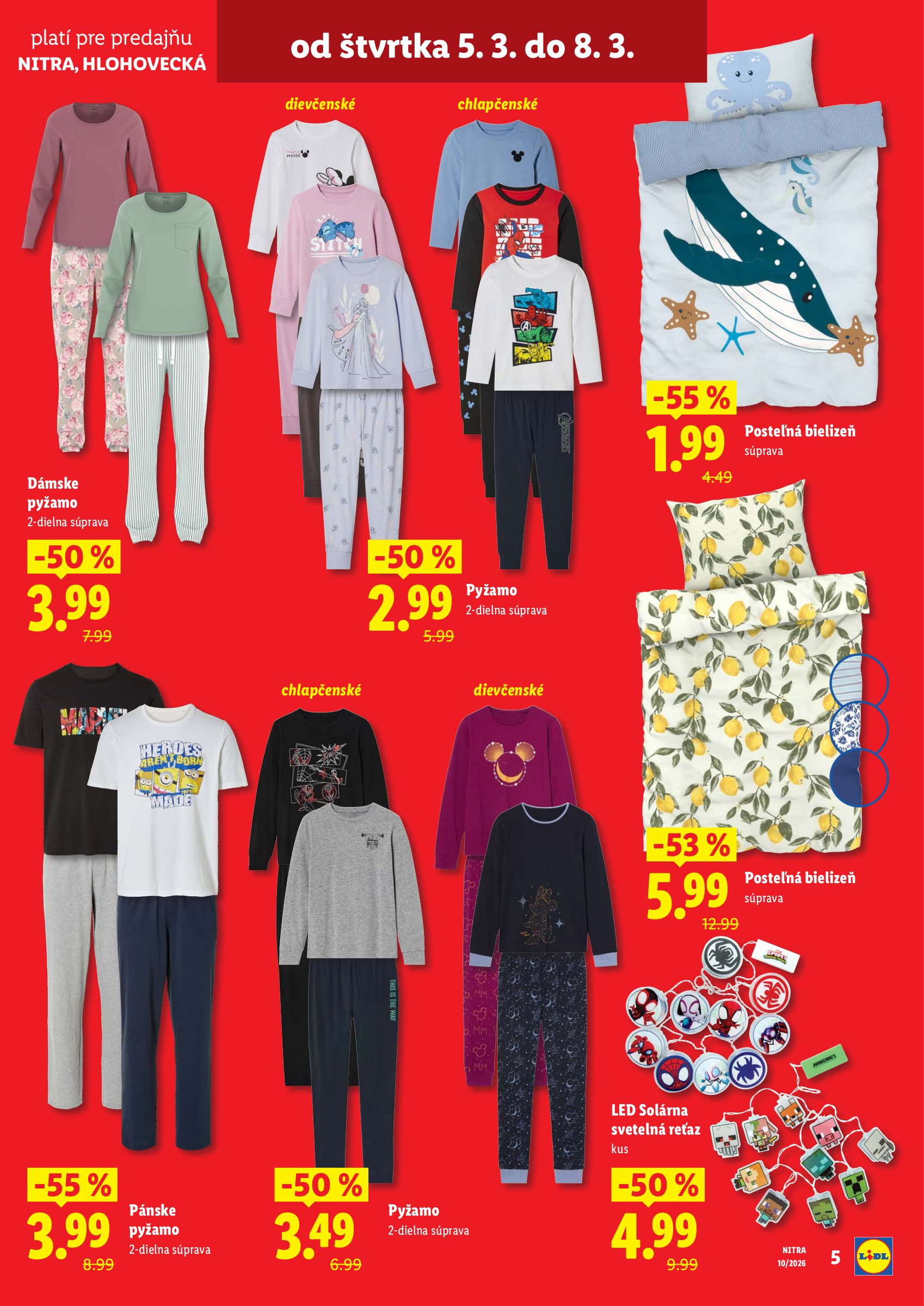 lidl - Leták Lidl - Nová predajňa v Nitre platný od 05.03.2026 do 08.03.2026 - page: 5