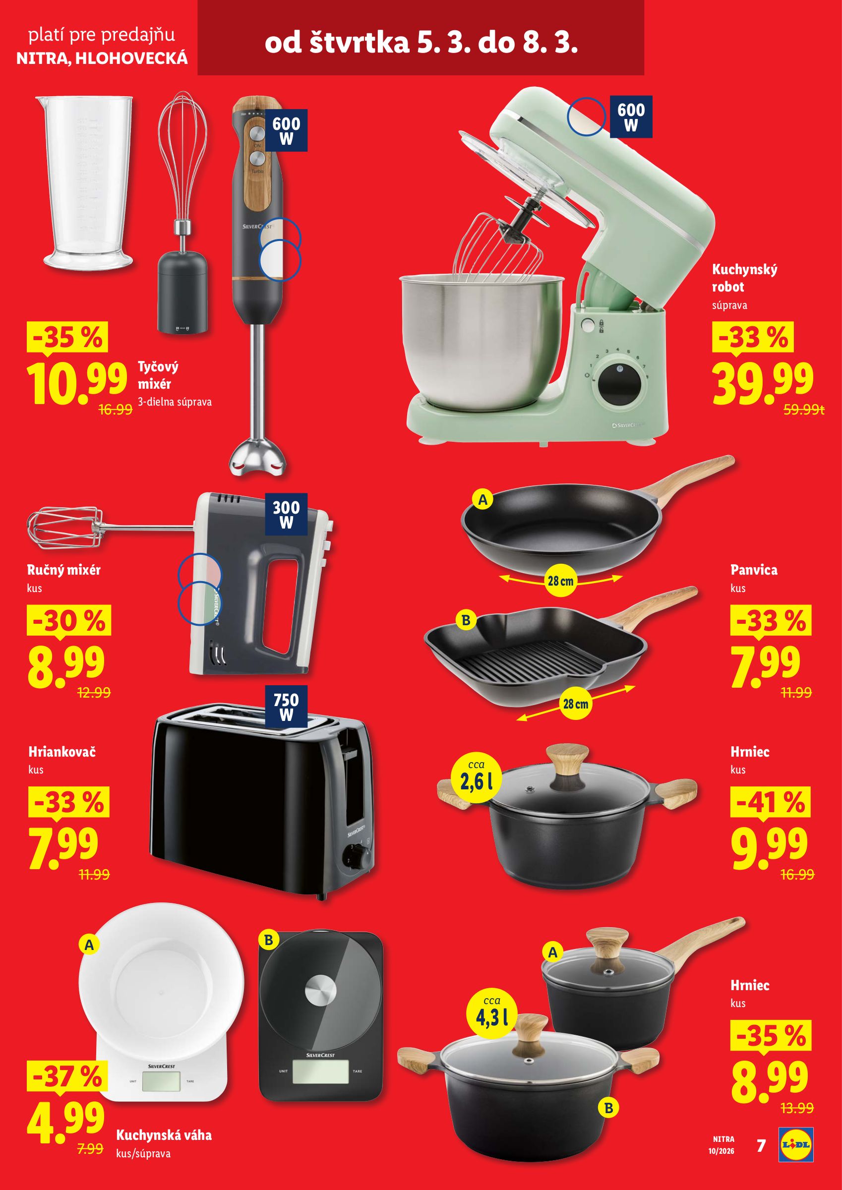 lidl - Leták Lidl - Nová predajňa v Nitre platný od 05.03.2026 do 08.03.2026 - page: 7