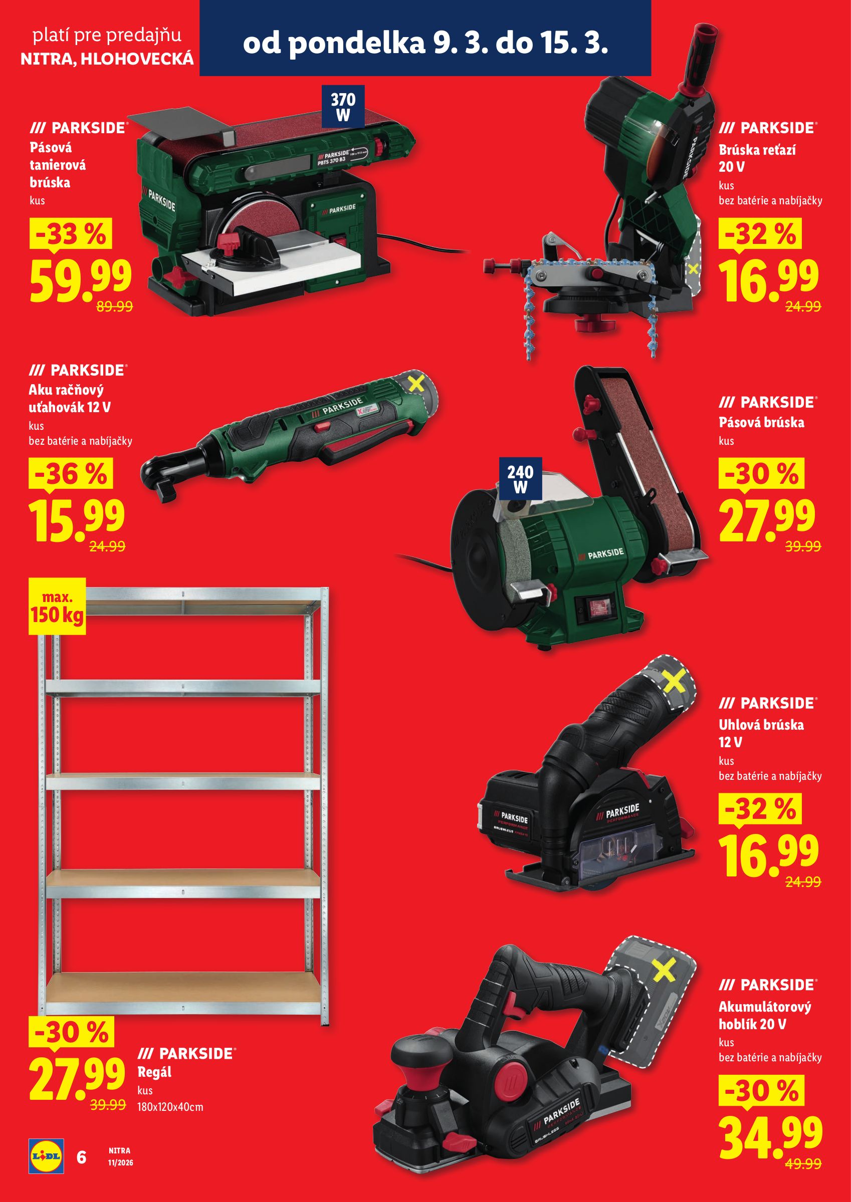 lidl - Leták Lidl - Nová predajňa v Nitre platný od 09.03.2026 do 15.03.2026 - page: 6