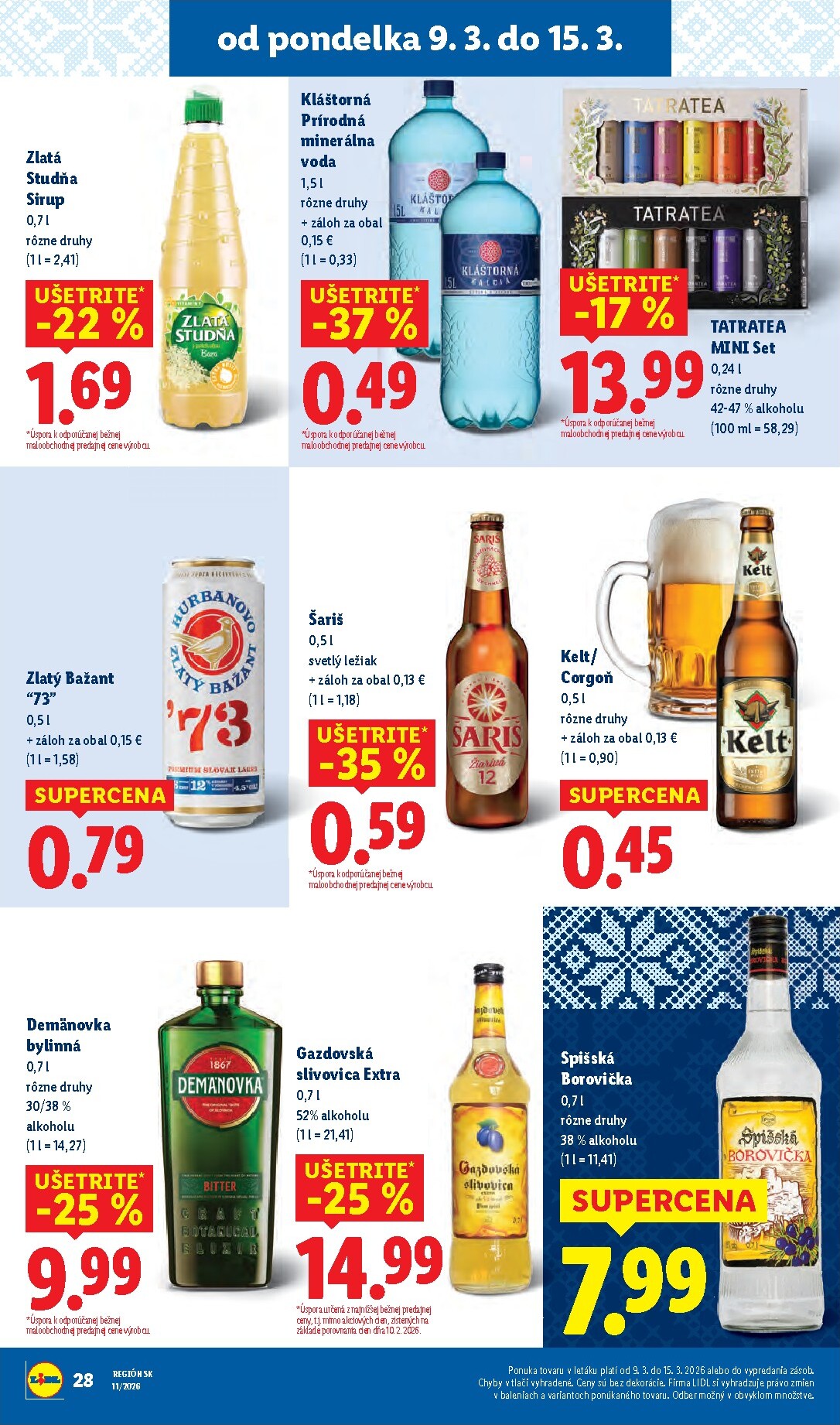 lidl - Leták Lidl platný od 09.03.2026 do 15.03.2026 - page: 32
