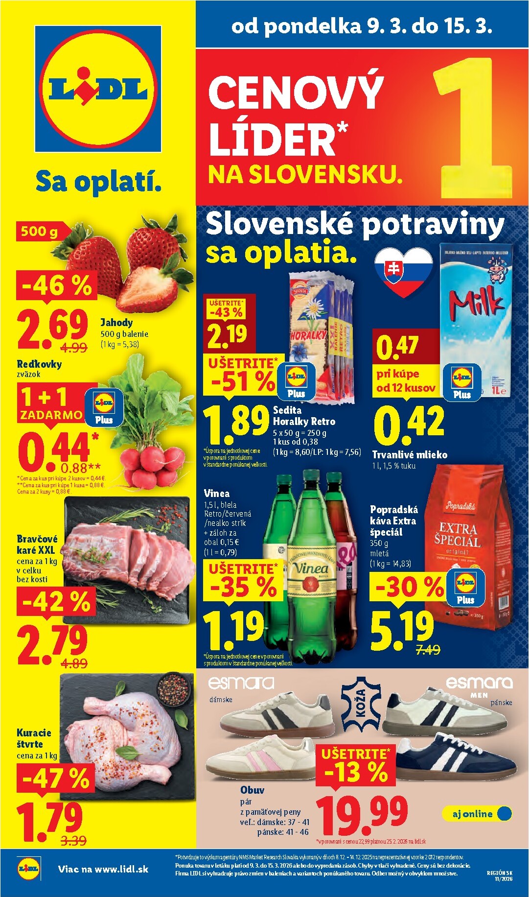 lidl - Leták Lidl platný od 09.03.2026 do 15.03.2026