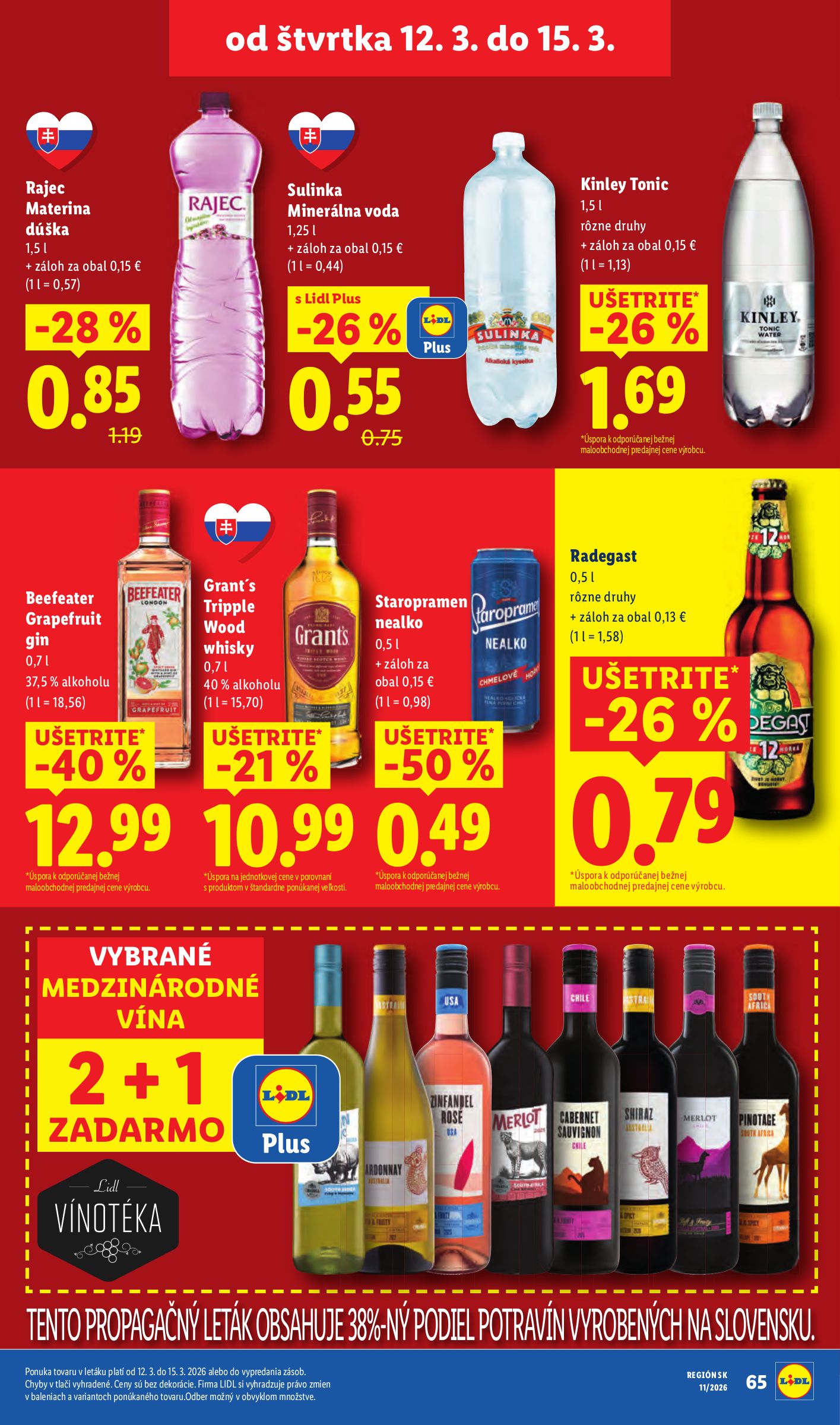 lidl - Leták Lidl platný od 12.03.2026 do 15.03.2026 - page: 19
