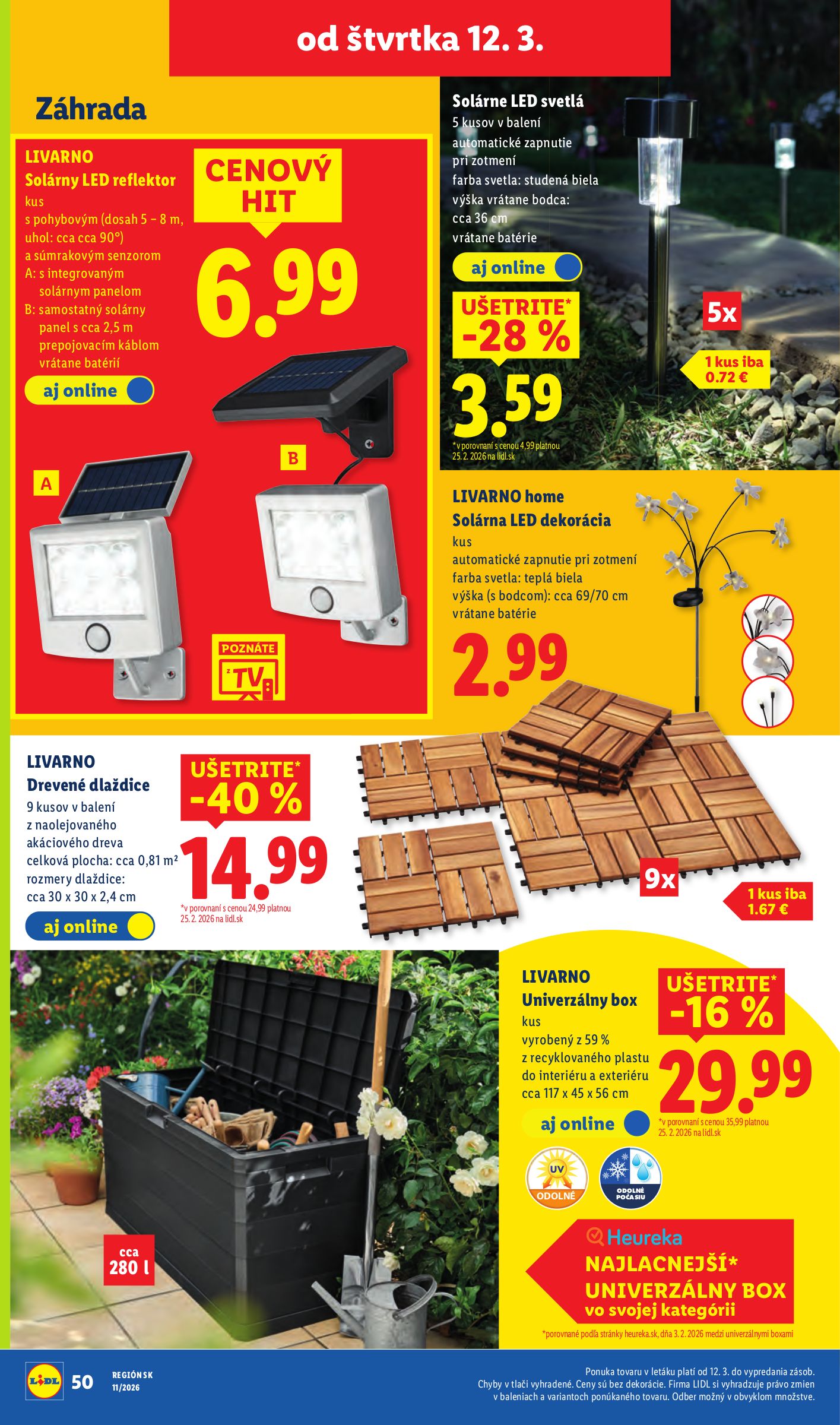 lidl - Leták Lidl platný od 12.03.2026 do 15.03.2026 - page: 36