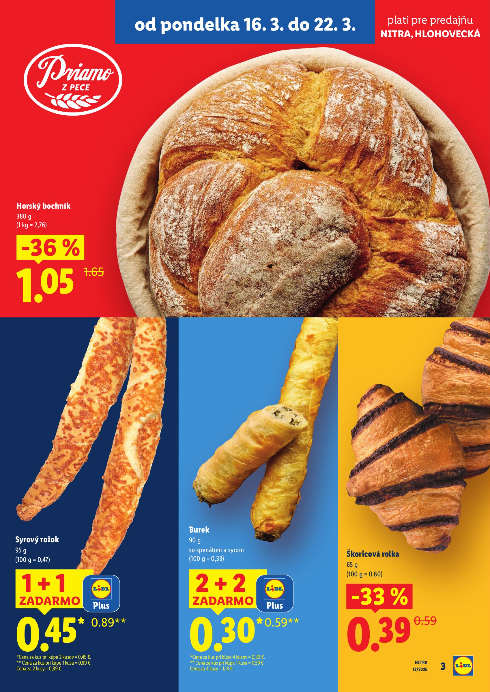 lidl - Leták Lidl - Nová predajňa v Nitre platný od 16.03.2026 do 22.03.2026 - page: 3