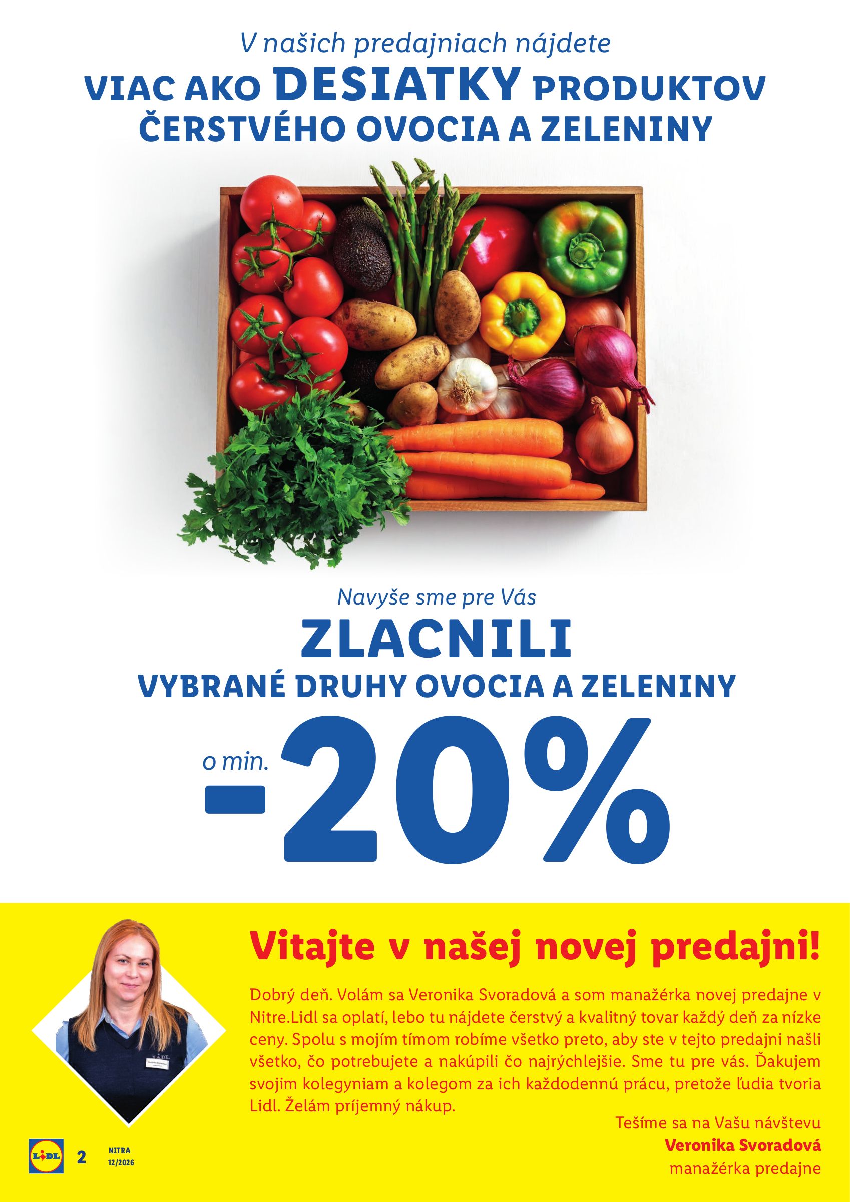 lidl - Leták Lidl - Nová predajňa v Nitre platný od 16.03.2026 do 22.03.2026 - page: 2