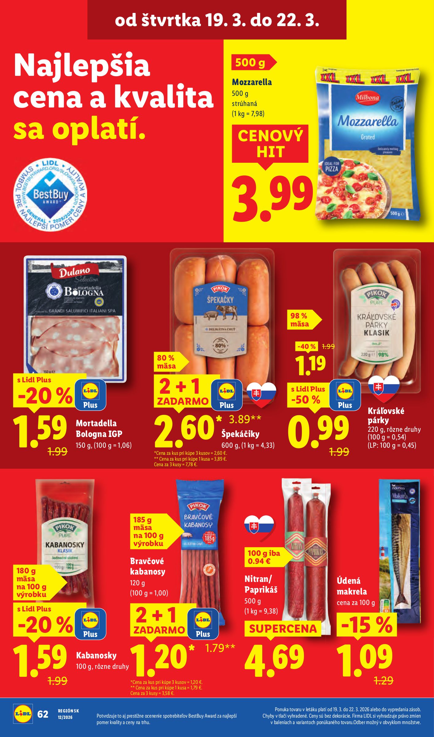 lidl - Leták Lidl platný od 19.03.2026 do 22.03.2026 - page: 15