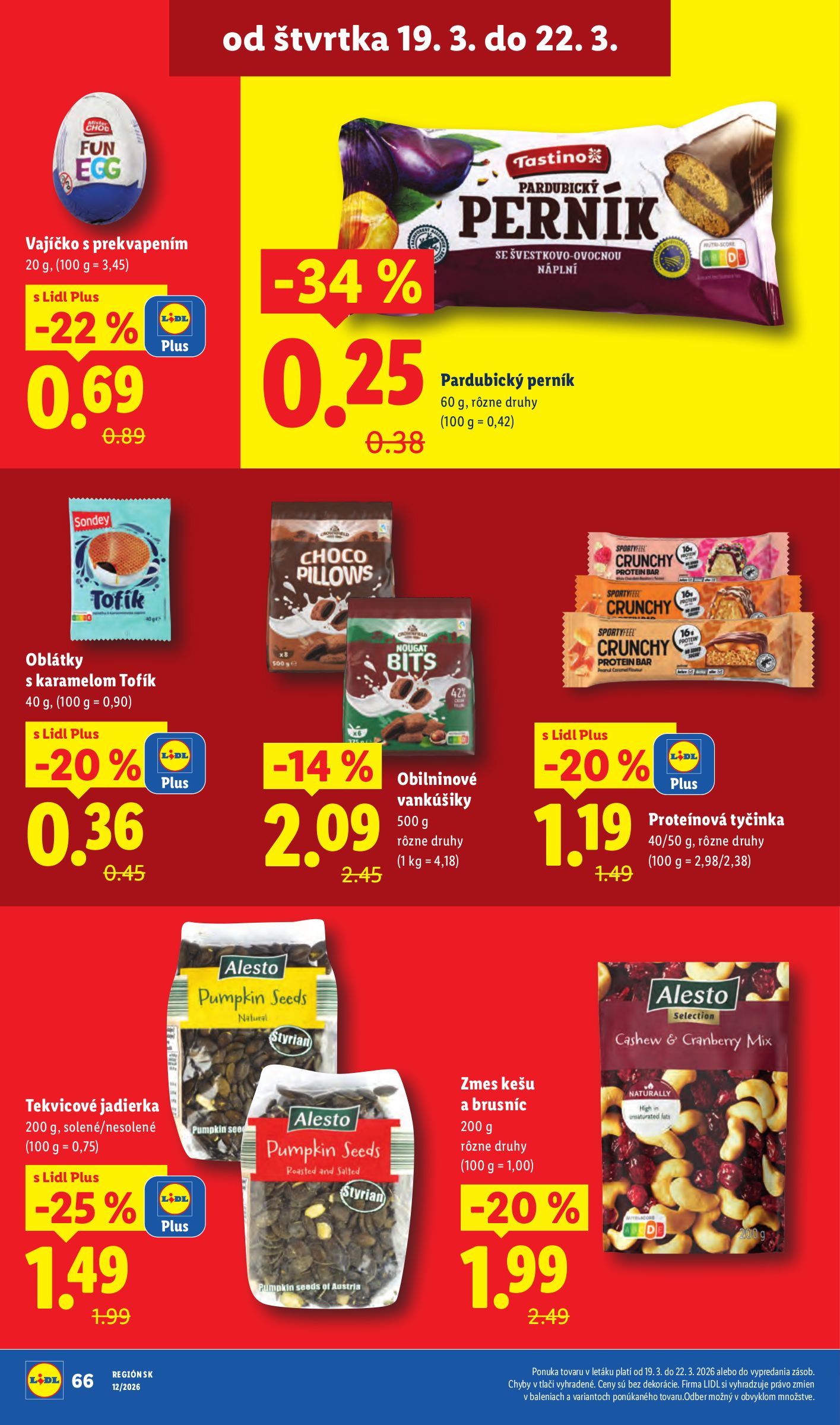 lidl - Leták Lidl platný od 19.03.2026 do 22.03.2026 - page: 20