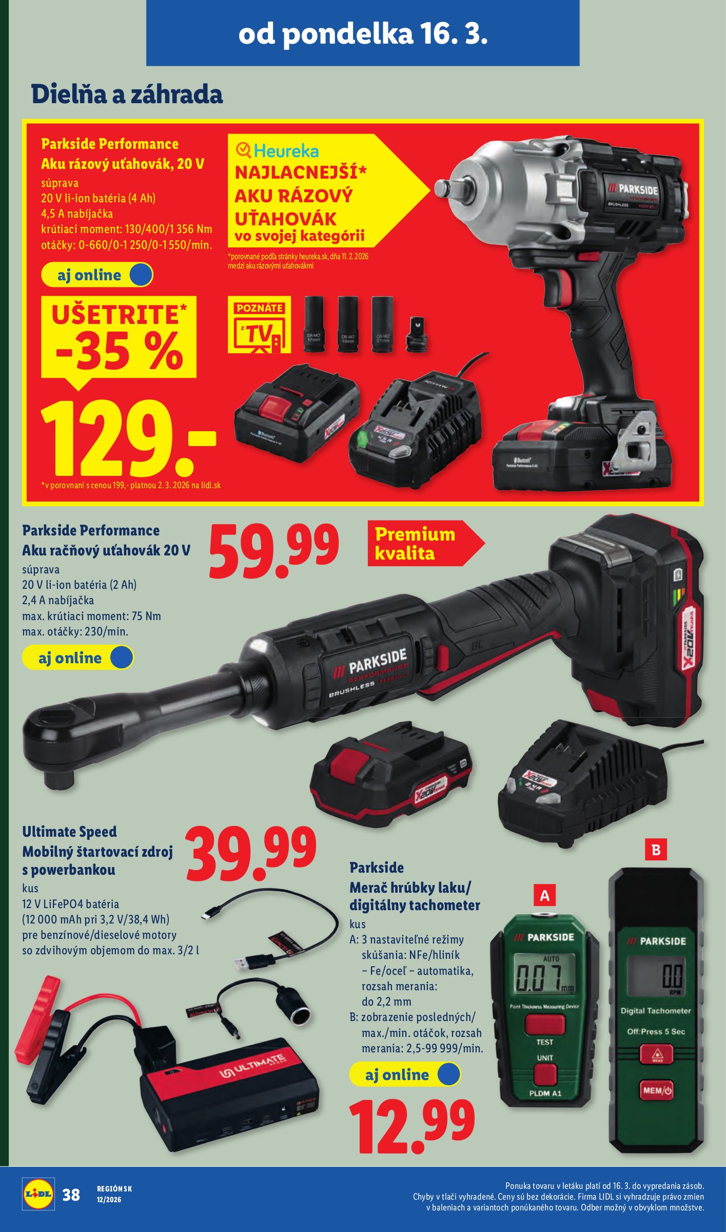 lidl - Leták Lidl platný od 19.03.2026 do 22.03.2026 - page: 94