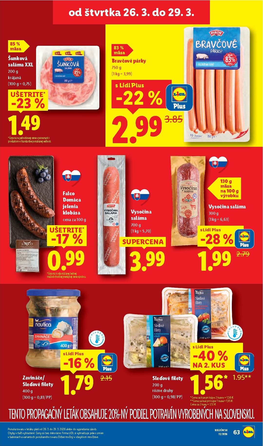 lidl - Leták Lidl platný od 23.03.2026 do 29.03.2026 - page: 73